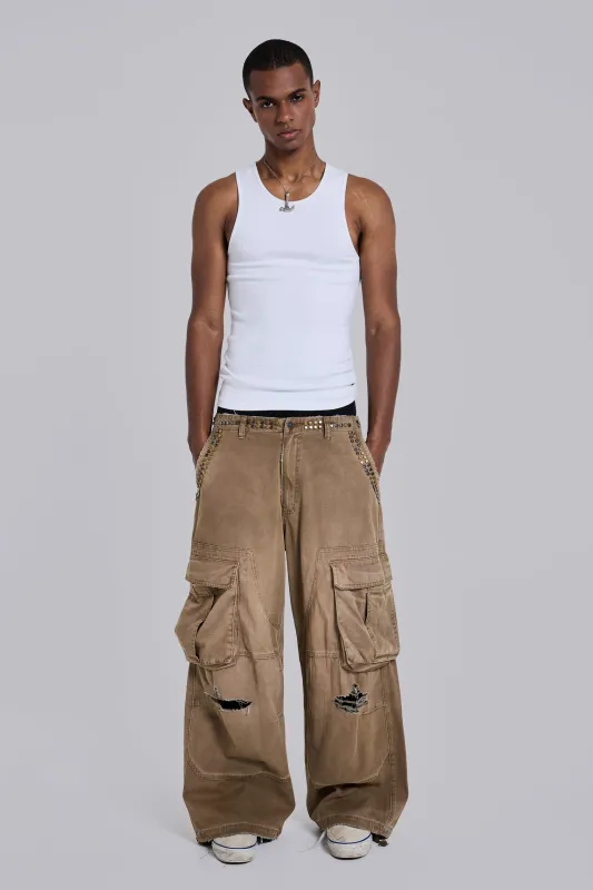 Studded Carpenter Cargo sold by Jaded London