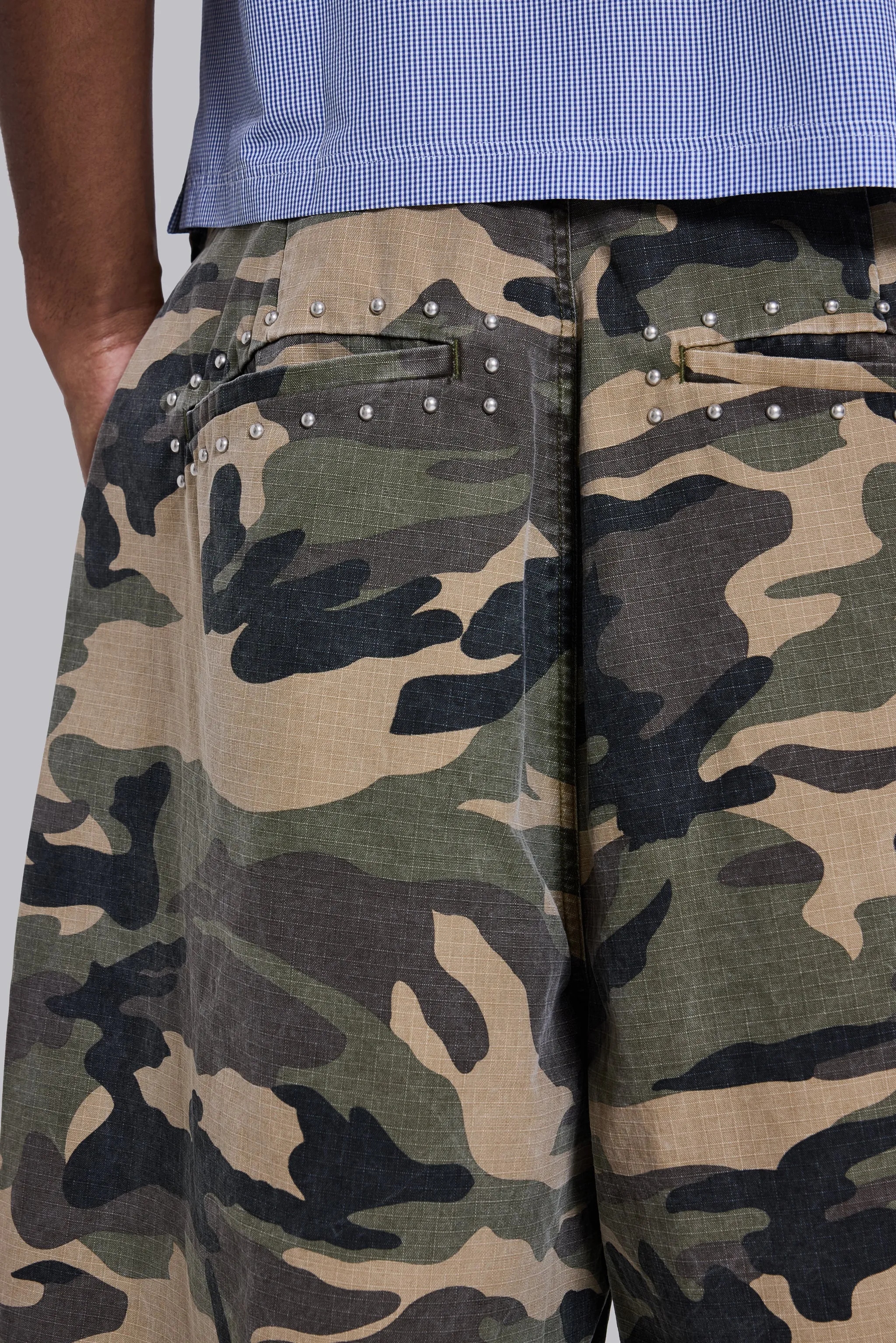 Ripstop Camo XL Goliath Shorts sold by Jaded London product image thumbnail 5