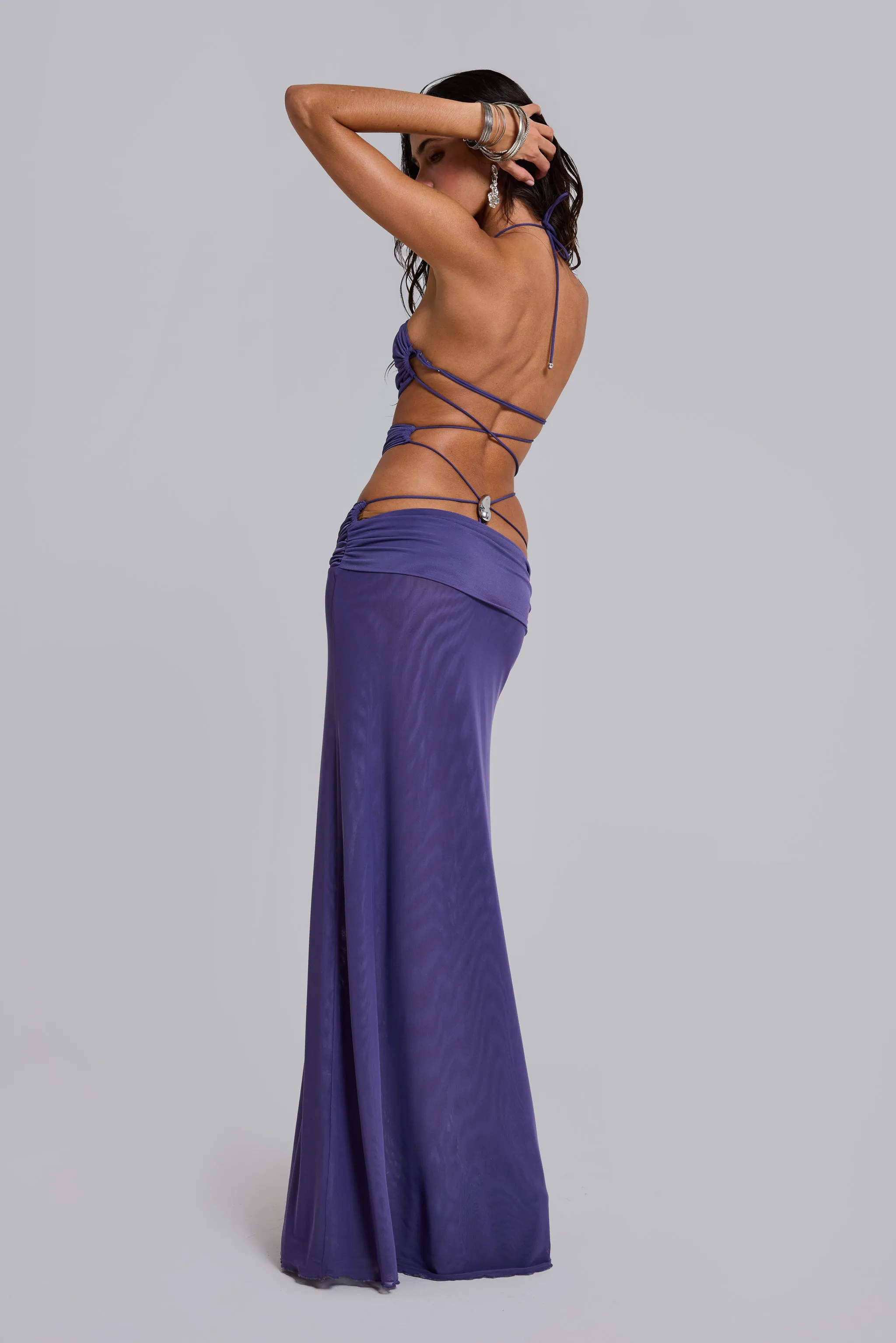 Amara Strappy Maxi Dress with Metal Trims sold by Jaded London product image thumbnail 3