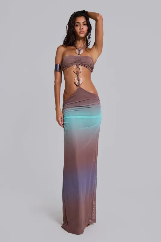 Marilis Ombre Maxi Dress sold by Jaded London