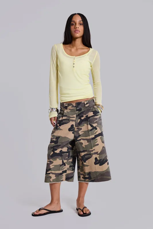 Ripstop Camo XL Goliath Shorts sold by Jaded London