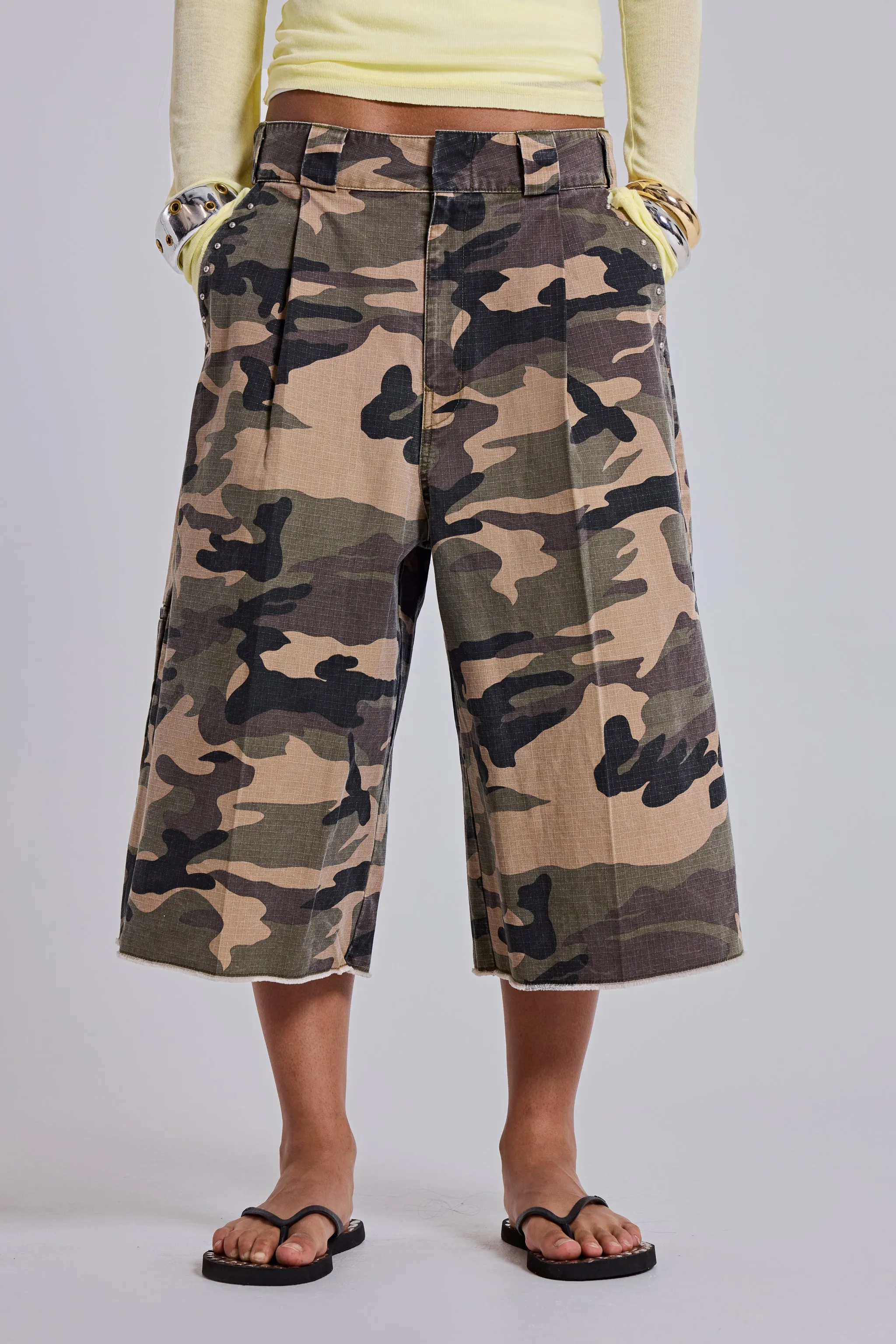 Ripstop Camo XL Goliath Shorts sold by Jaded London product image thumbnail 3
