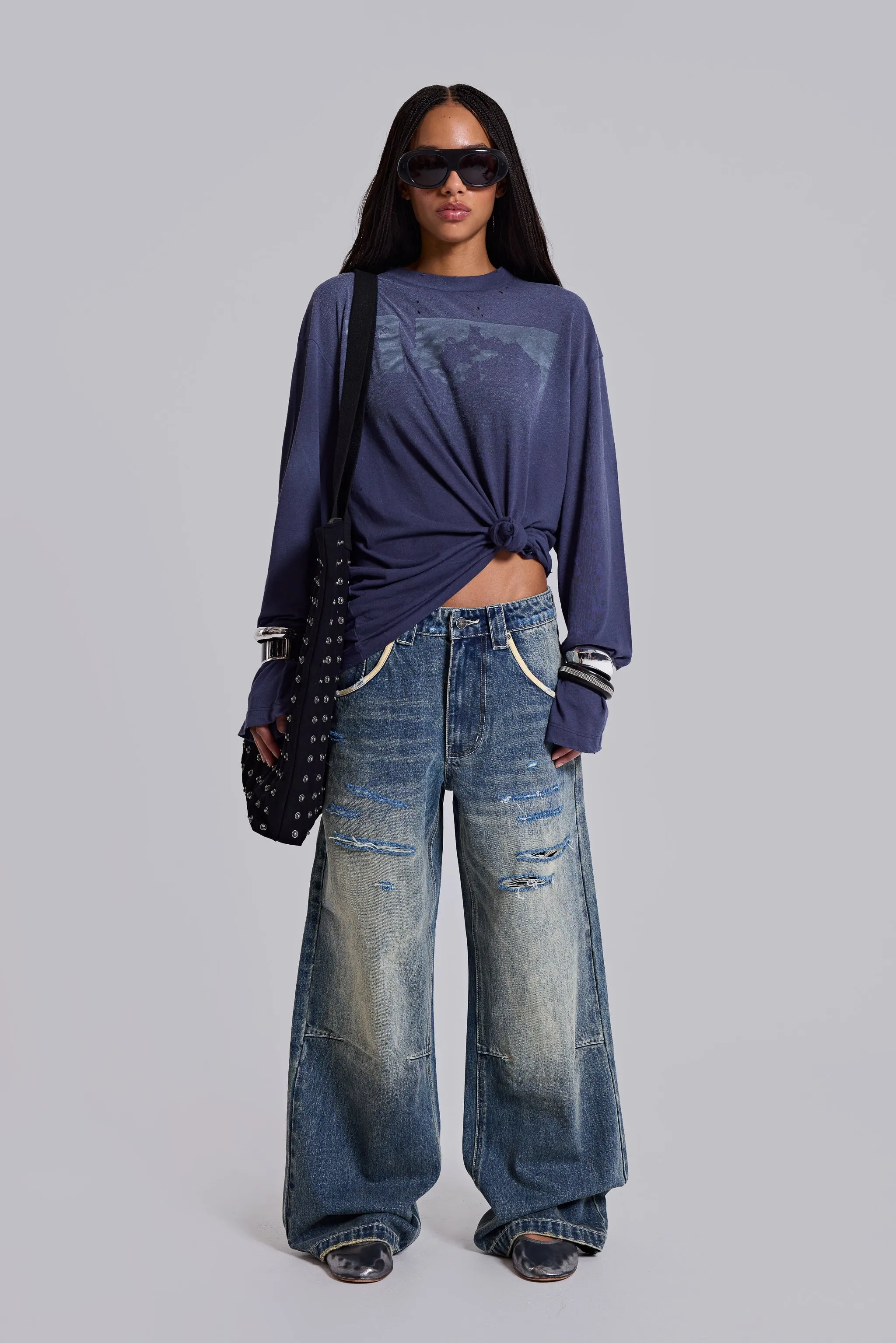 Angel Of Sorrow Long-Sleeve Top sold by Jaded London product image thumbnail 5