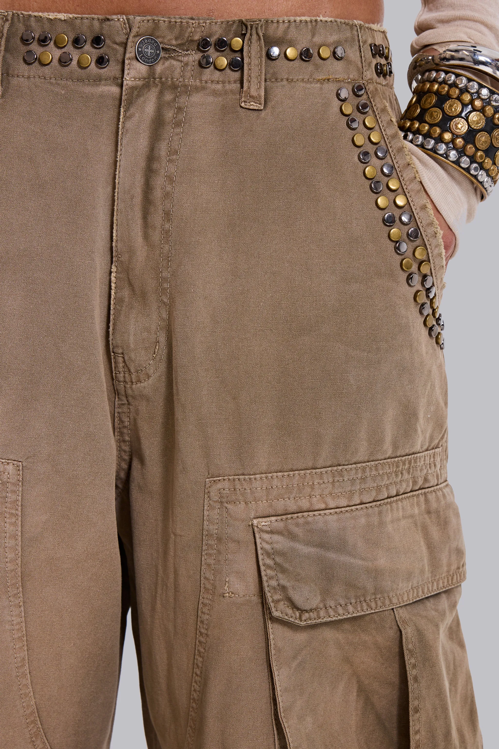 Studded Carpenter Cargo sold by Jaded London product image thumbnail 2
