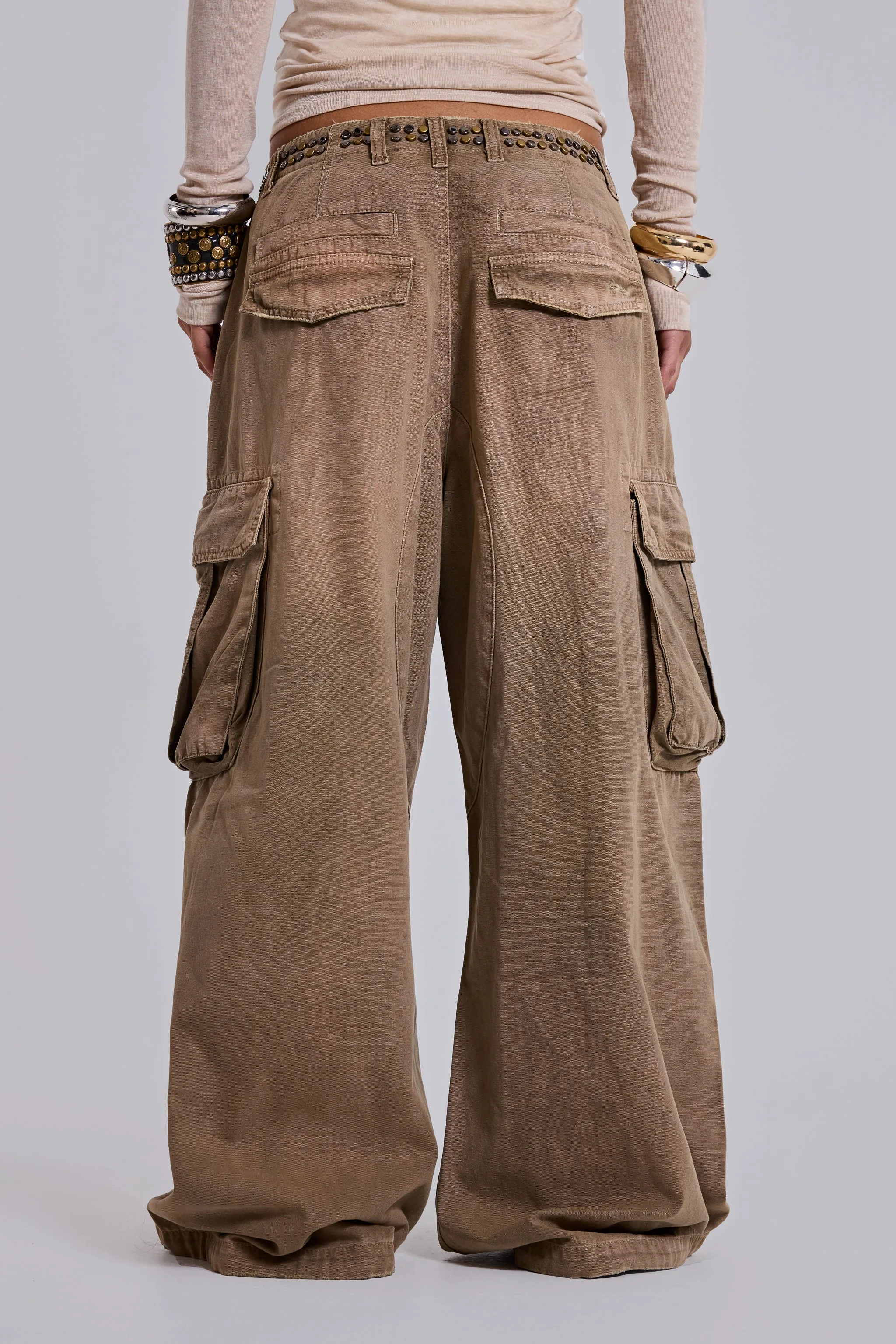 Studded Carpenter Cargo sold by Jaded London product image thumbnail 5