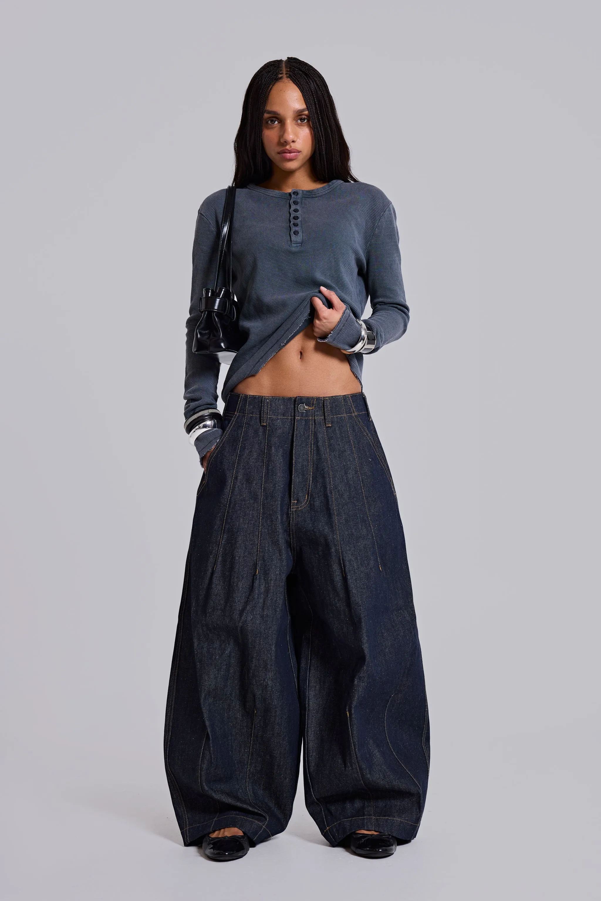 Jinx Balloon Jeans sold by Jaded London product image thumbnail 3