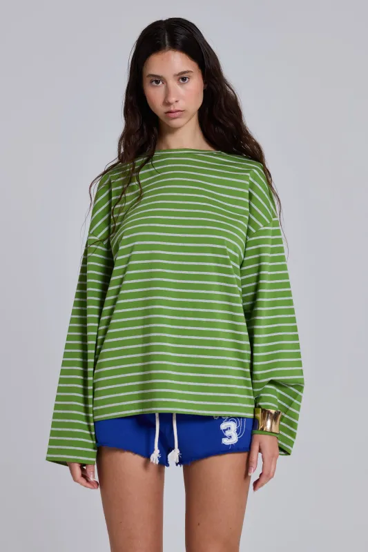 Klyne Stripe Long Sleeve Top made by Jaded London