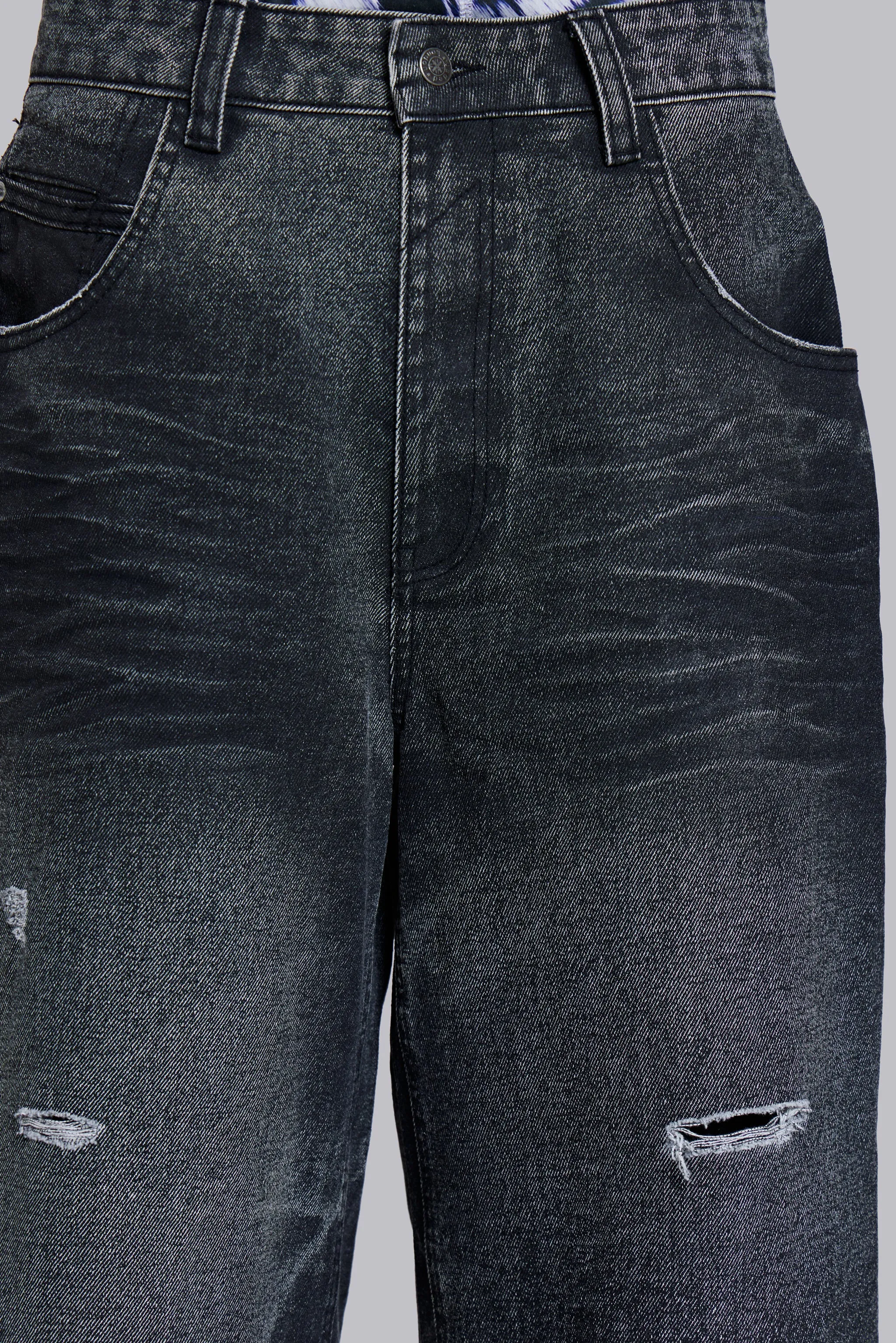 Black Cinch Colossus Jorts sold by Jaded London product image thumbnail 5