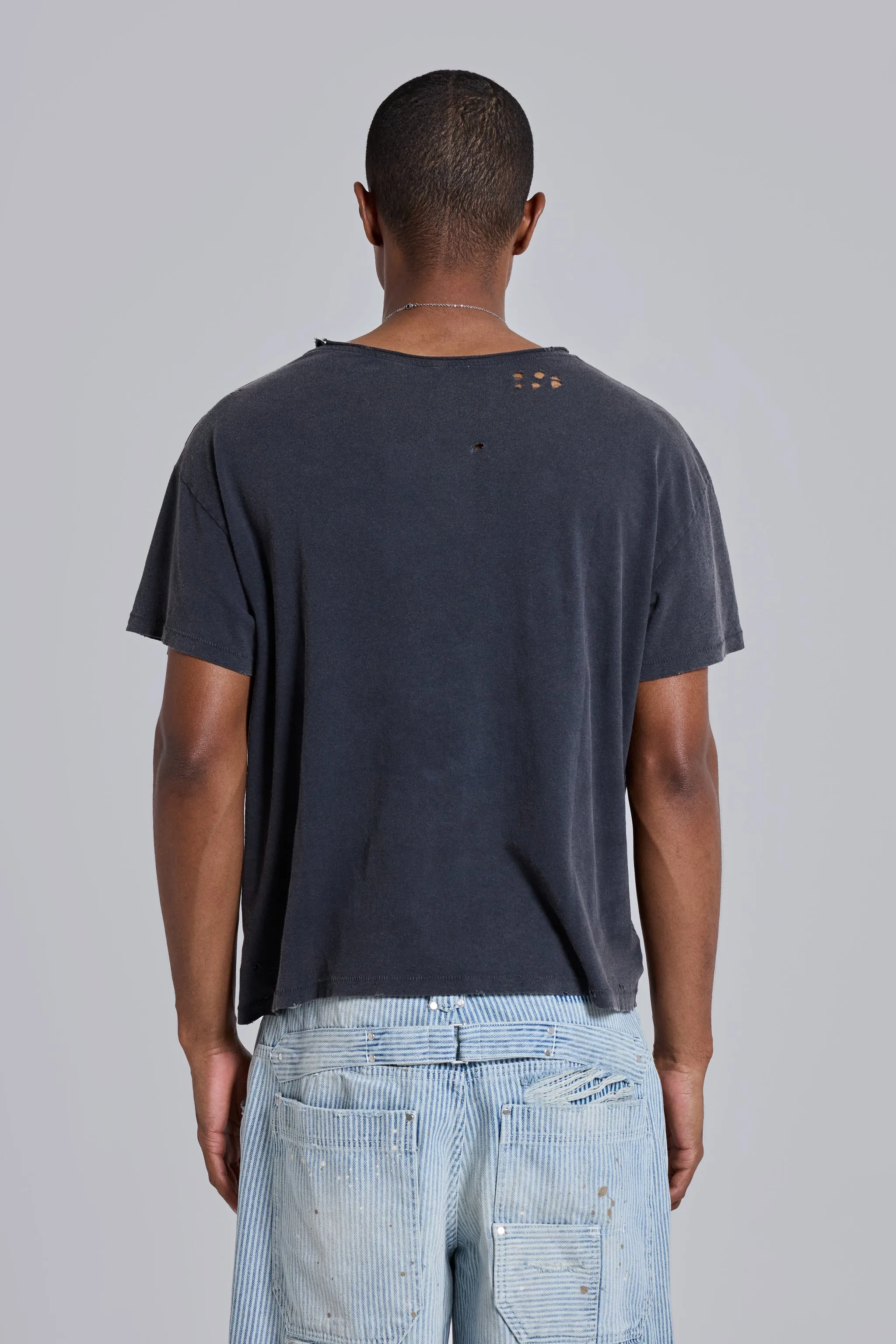 Washed Black Moth T-Shirt sold by Jaded London product image thumbnail 4