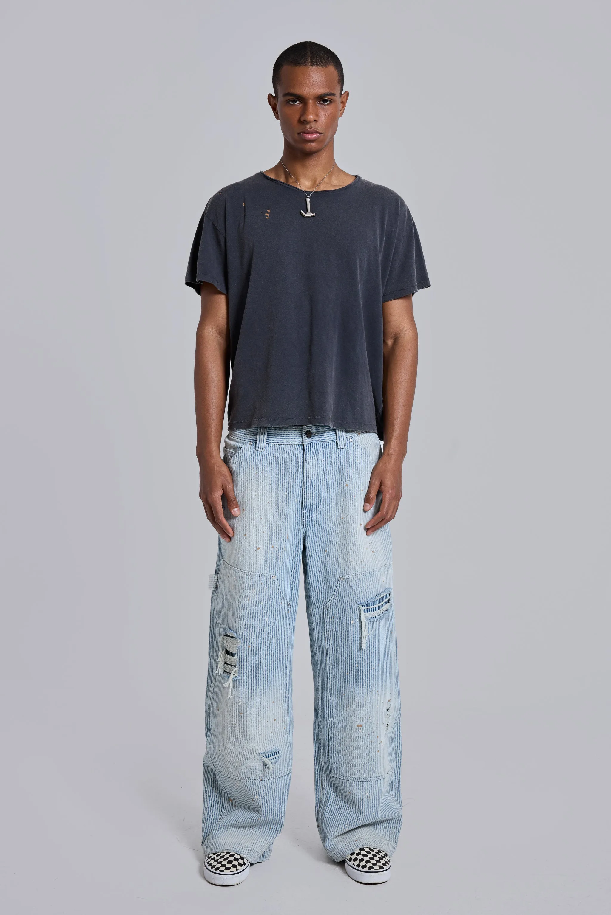 Washed Black Moth T-Shirt sold by Jaded London product image thumbnail 3