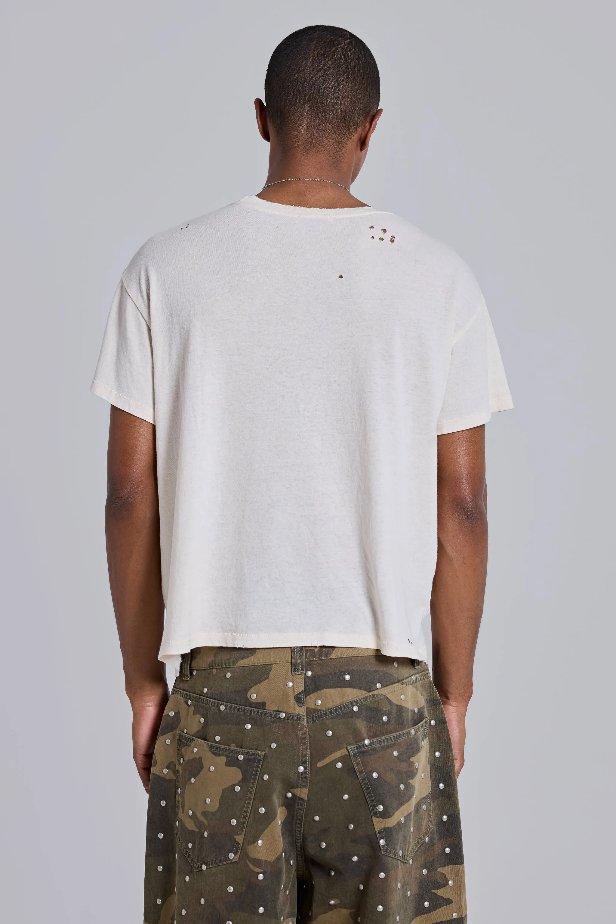 White Moth T-Shirt sold by Jaded London product image thumbnail 5