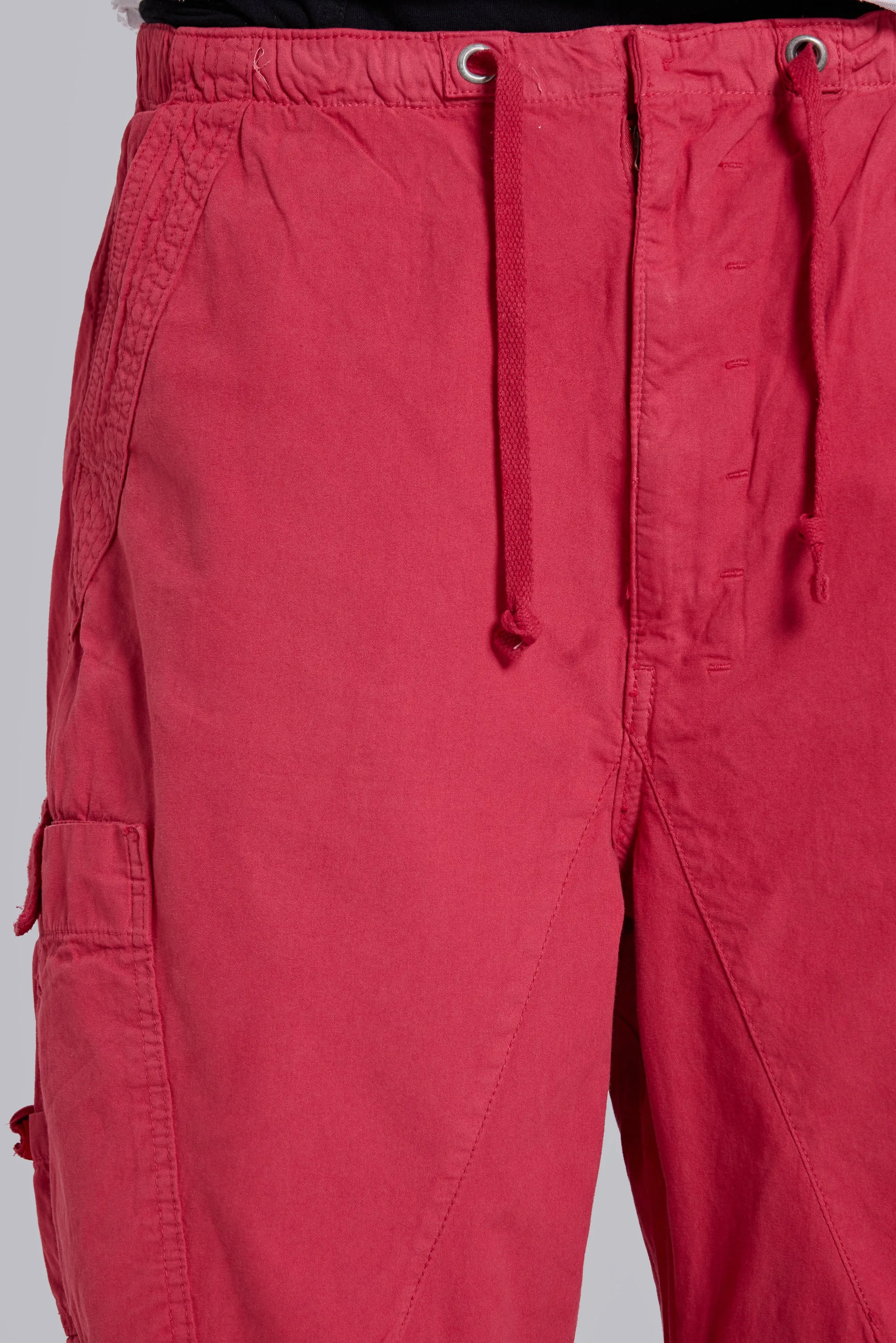Red Parachute Cargo Pants sold by Jaded London product image thumbnail 5