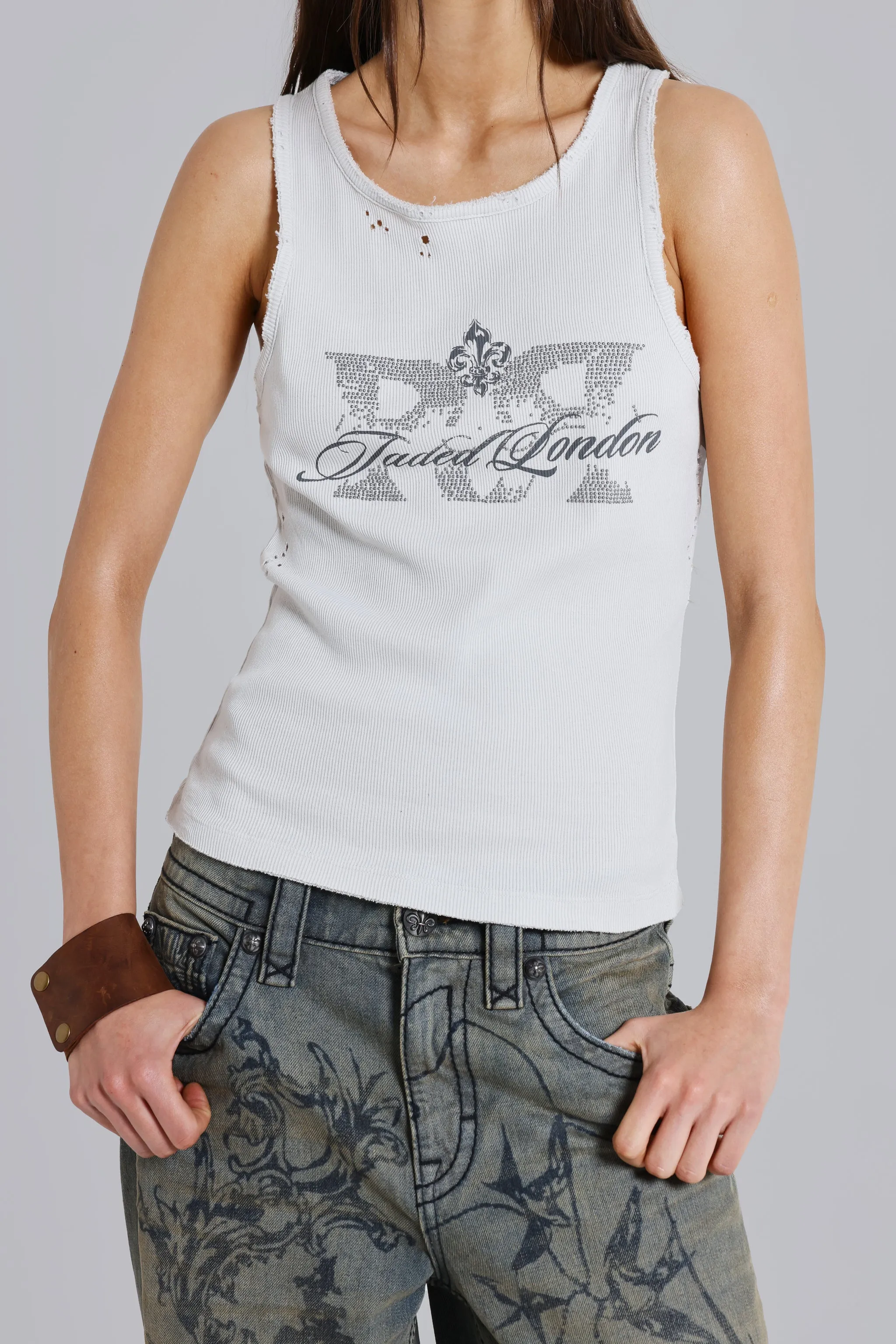 Rock Revival Angel Studded Vest sold by Jaded London product image thumbnail 4