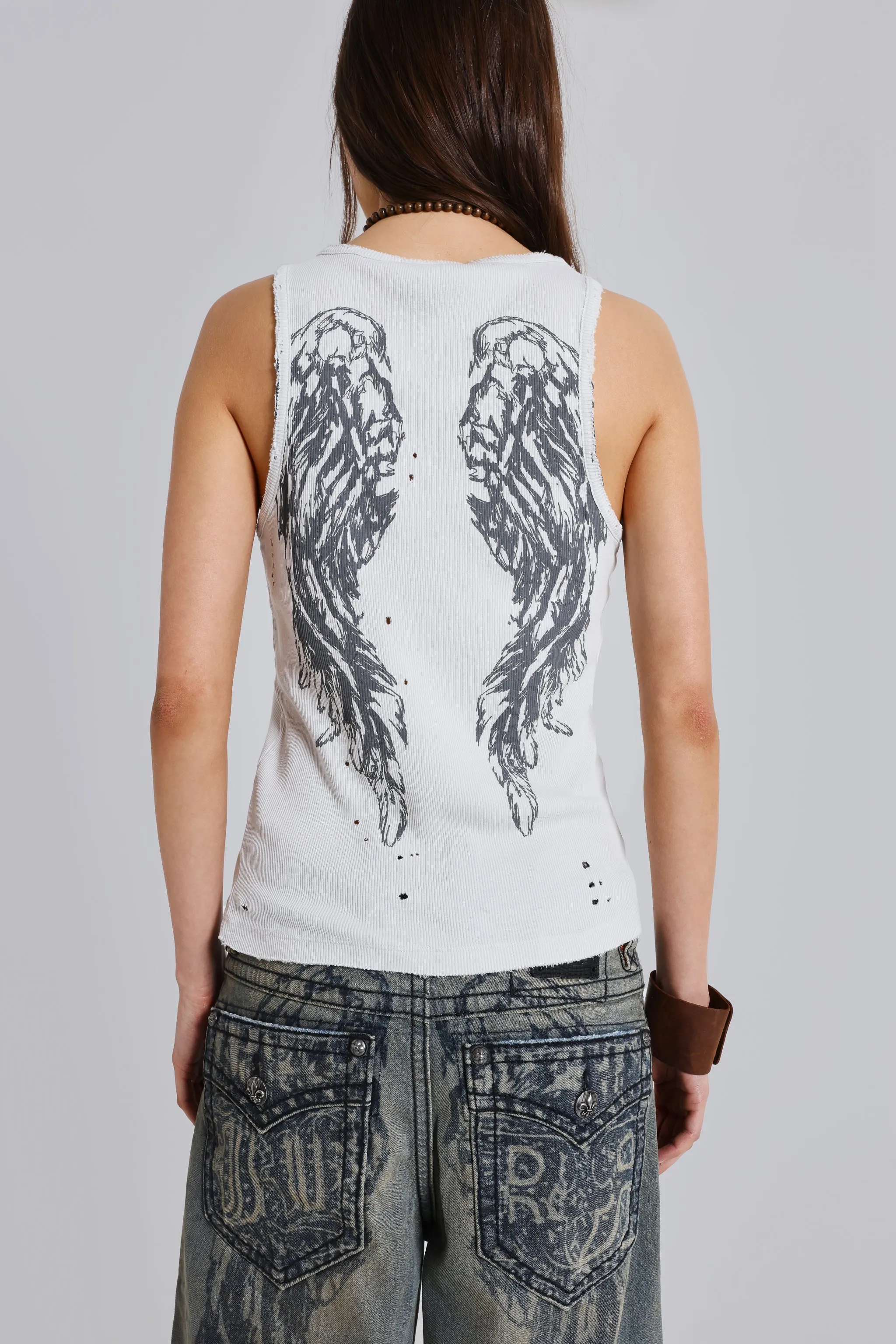 Rock Revival Angel Studded Vest sold by Jaded London product image thumbnail 5