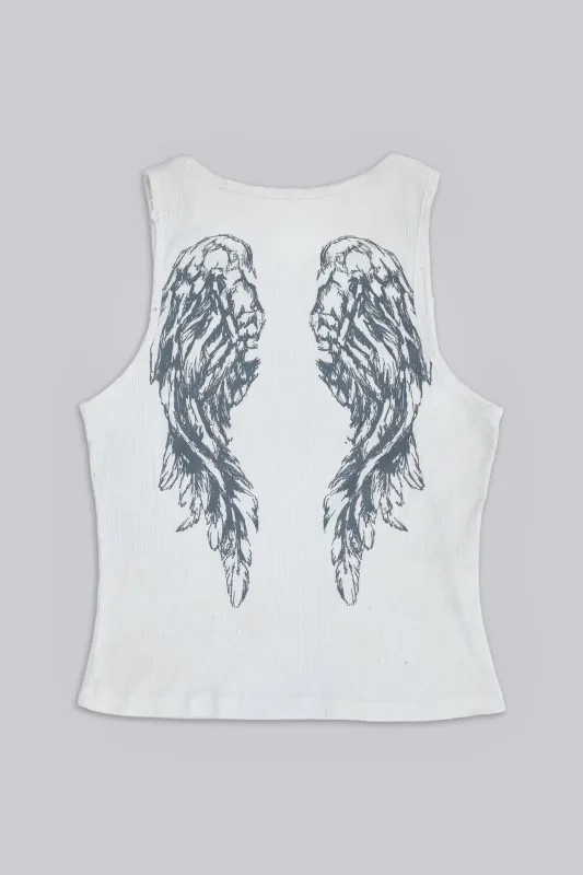 Rock Revival Angel Studded Vest made by Jaded London
