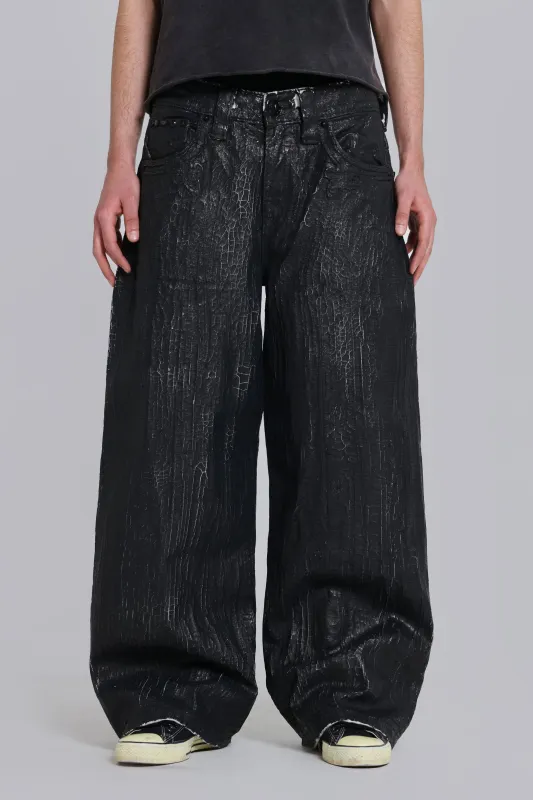 Rock Revival Moto Wax Jeans made by Jaded London