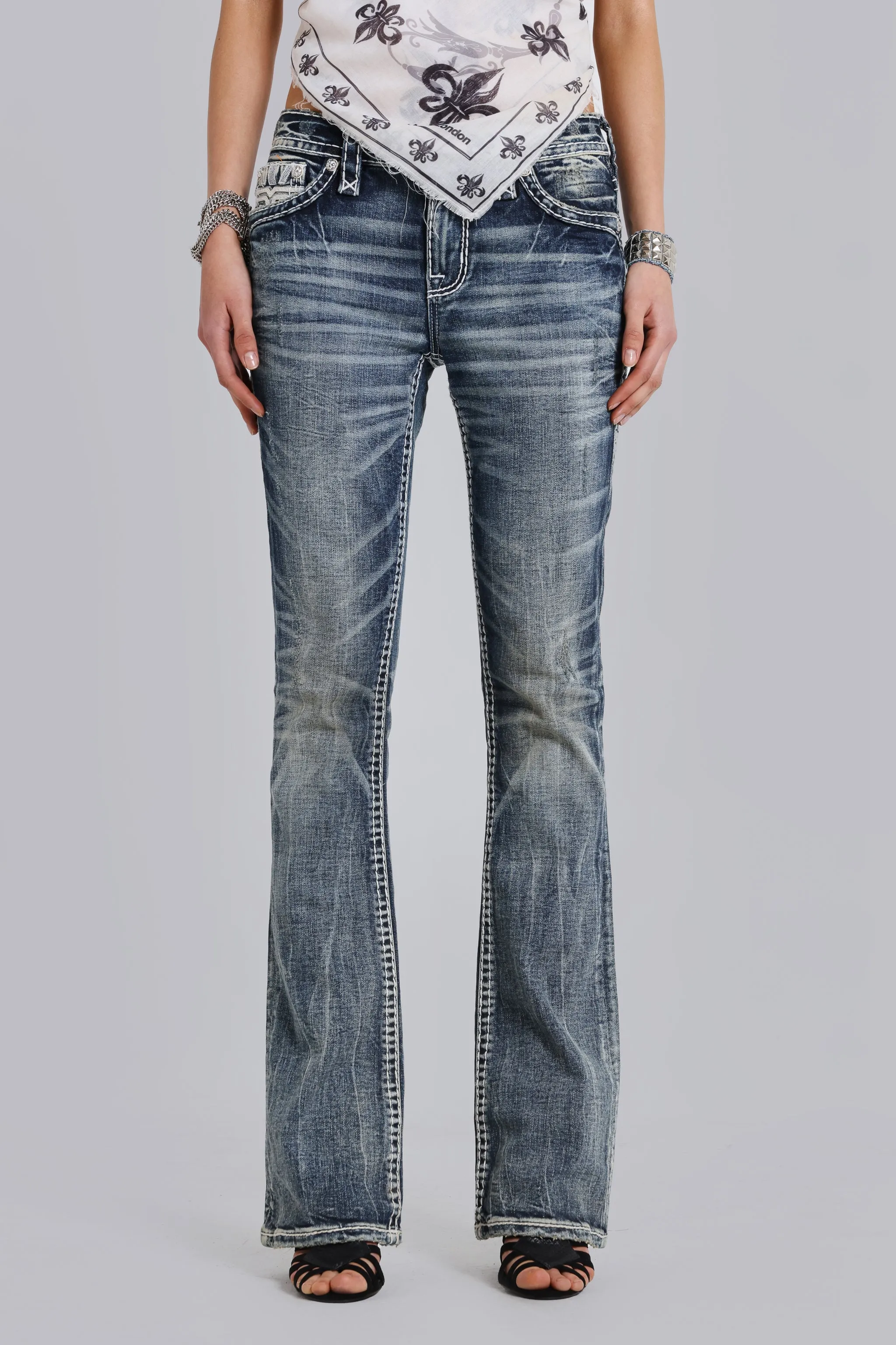 Rock Revival Madison Bootcut Jeans sold by Jaded London product image thumbnail 3