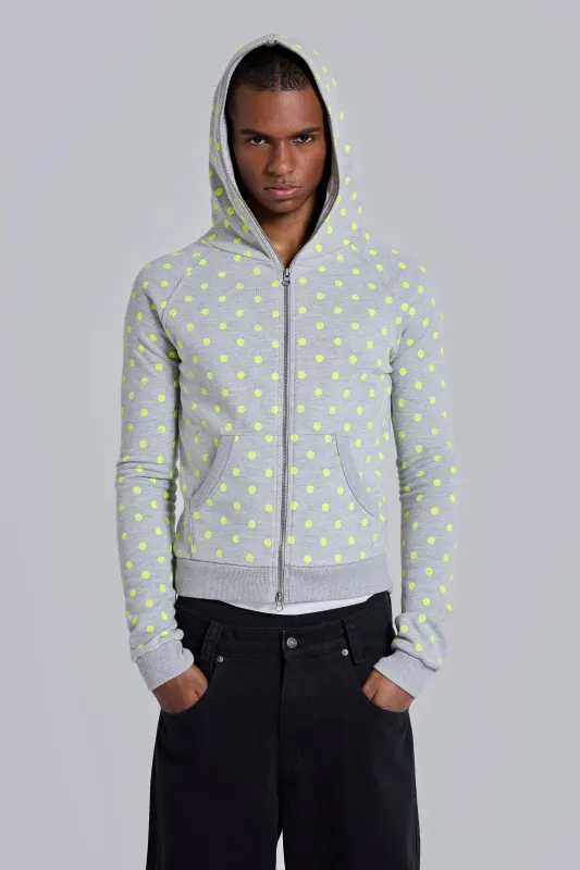 Neon Polkadot Hoodie made by Jaded London