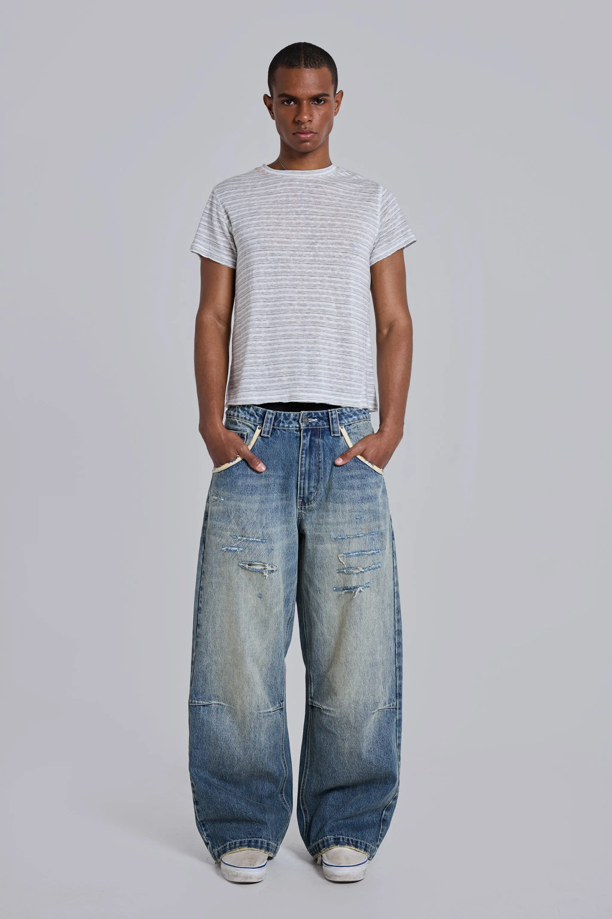 Stripe Mist T-Shirt sold by Jaded London product image thumbnail 2