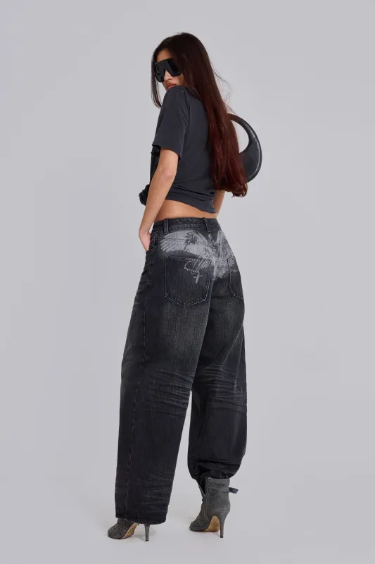Black Falcon XL Colossus Jeans made by Jaded London