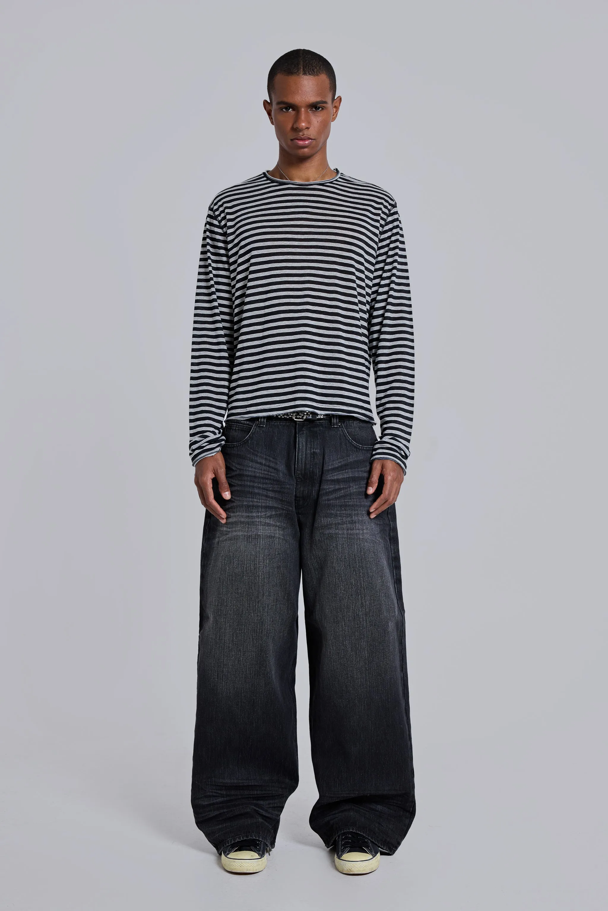 Stripe Long Sleeve Top sold by Jaded London product image thumbnail 3