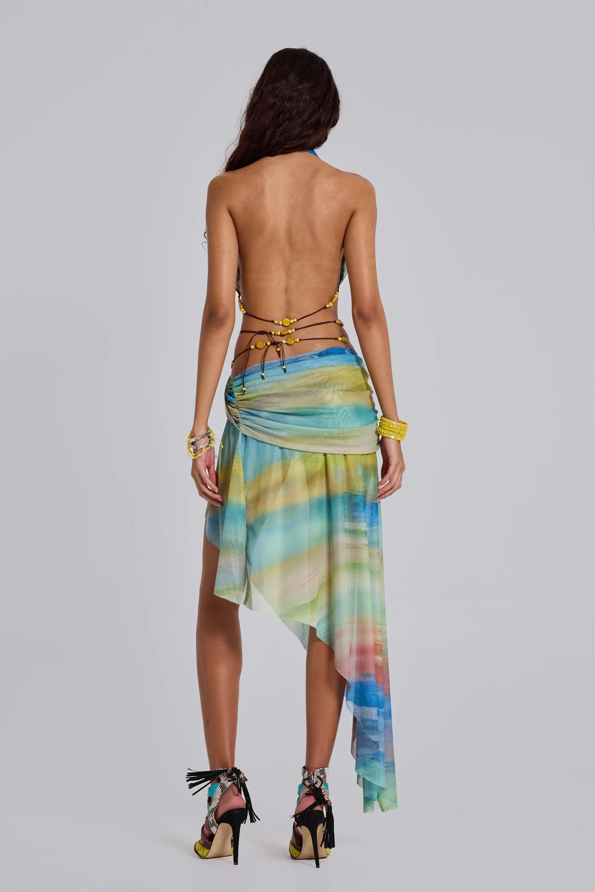 Soleila Draped Maxi Skirt sold by Jaded London product image thumbnail 4