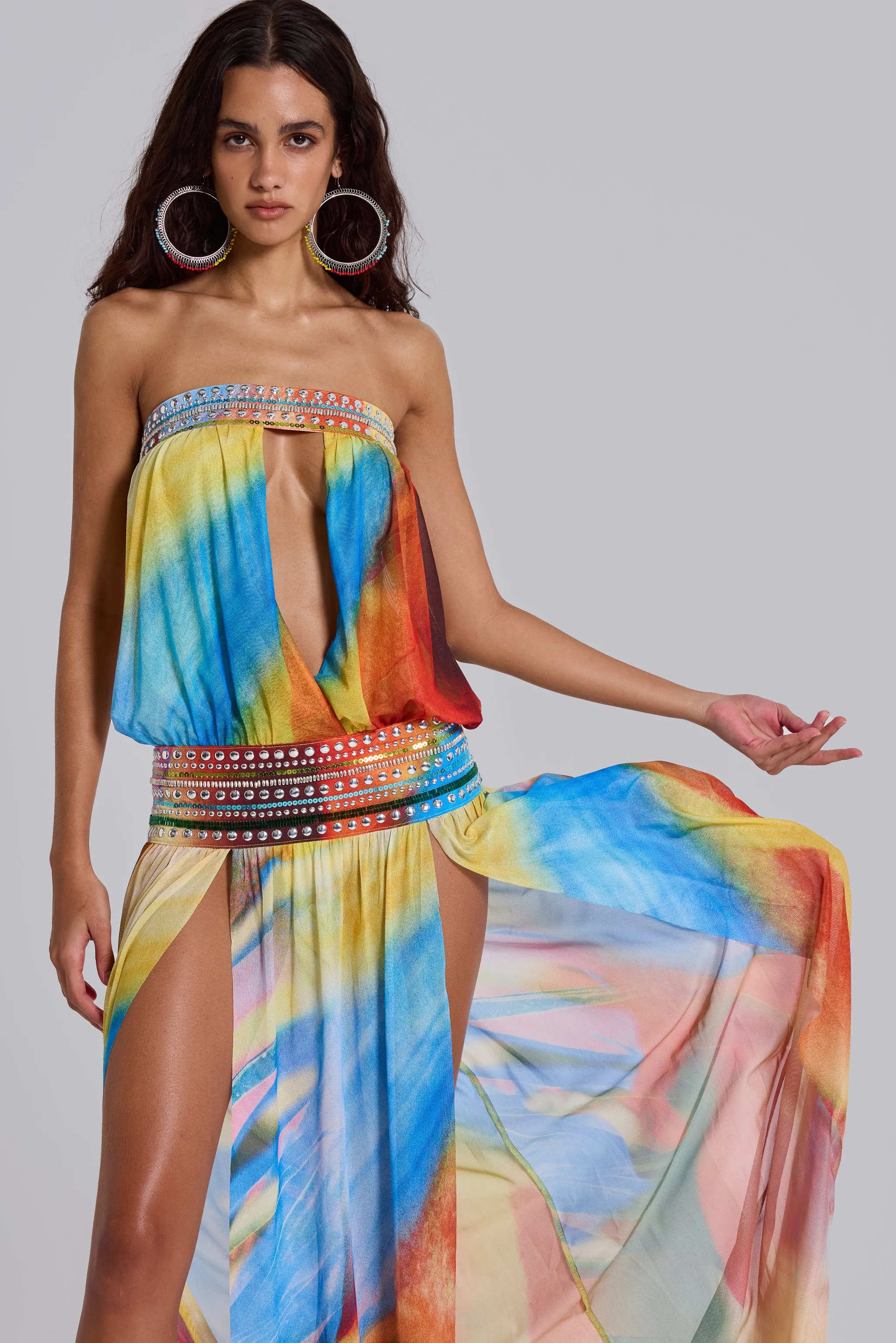Livia Bandeau Maxi Dress sold by Jaded London product image thumbnail 2
