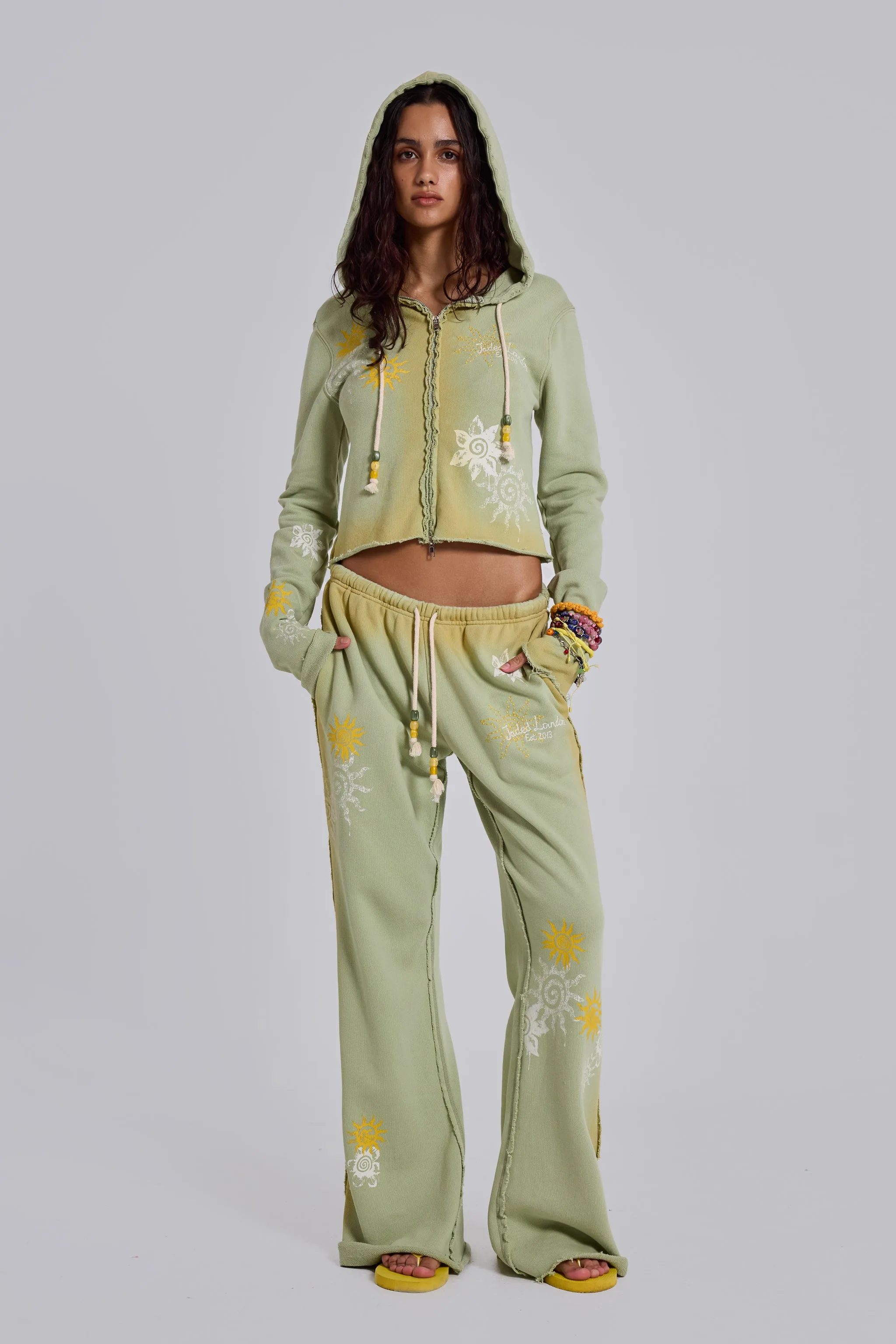 Cleo Sunfade Slouchy Bootcut Jogger sold by Jaded London product image thumbnail 5