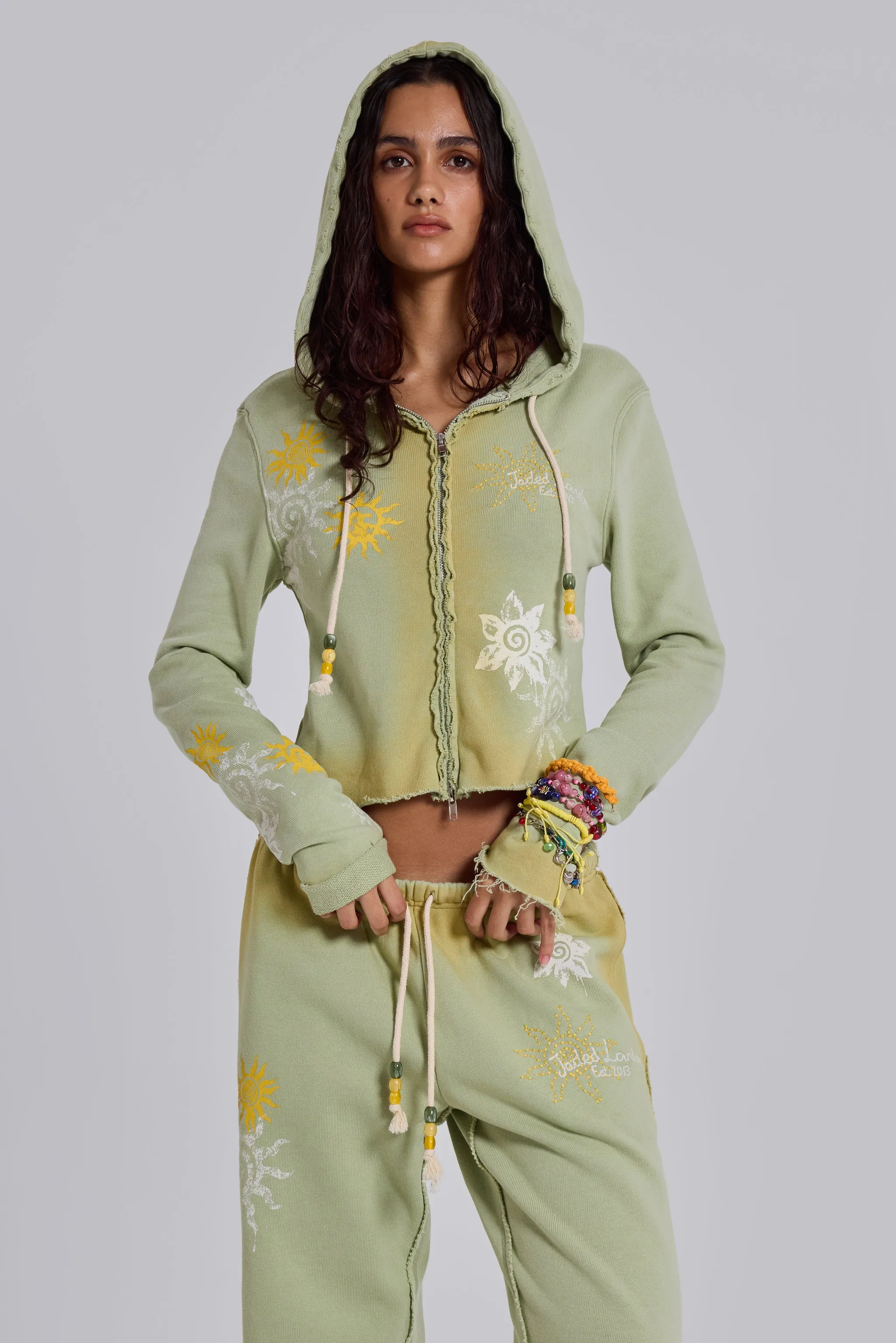 Cleo Sunfade Zip Through Hoodie sold by Jaded London product image thumbnail 3