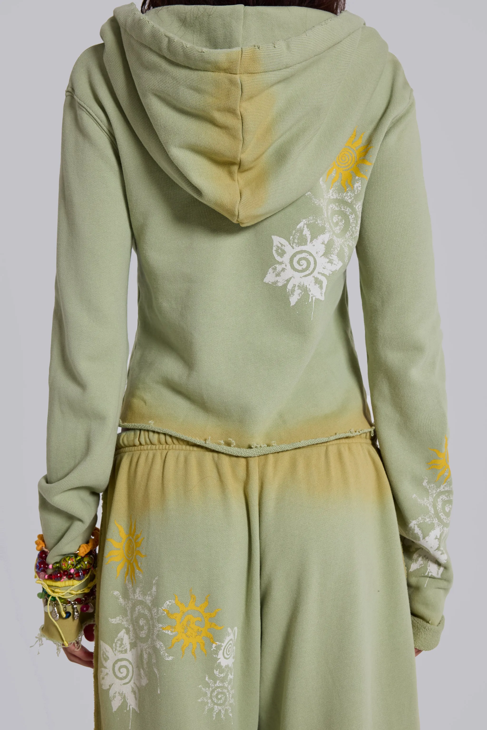 Cleo Sunfade Zip Through Hoodie sold by Jaded London product image thumbnail 4