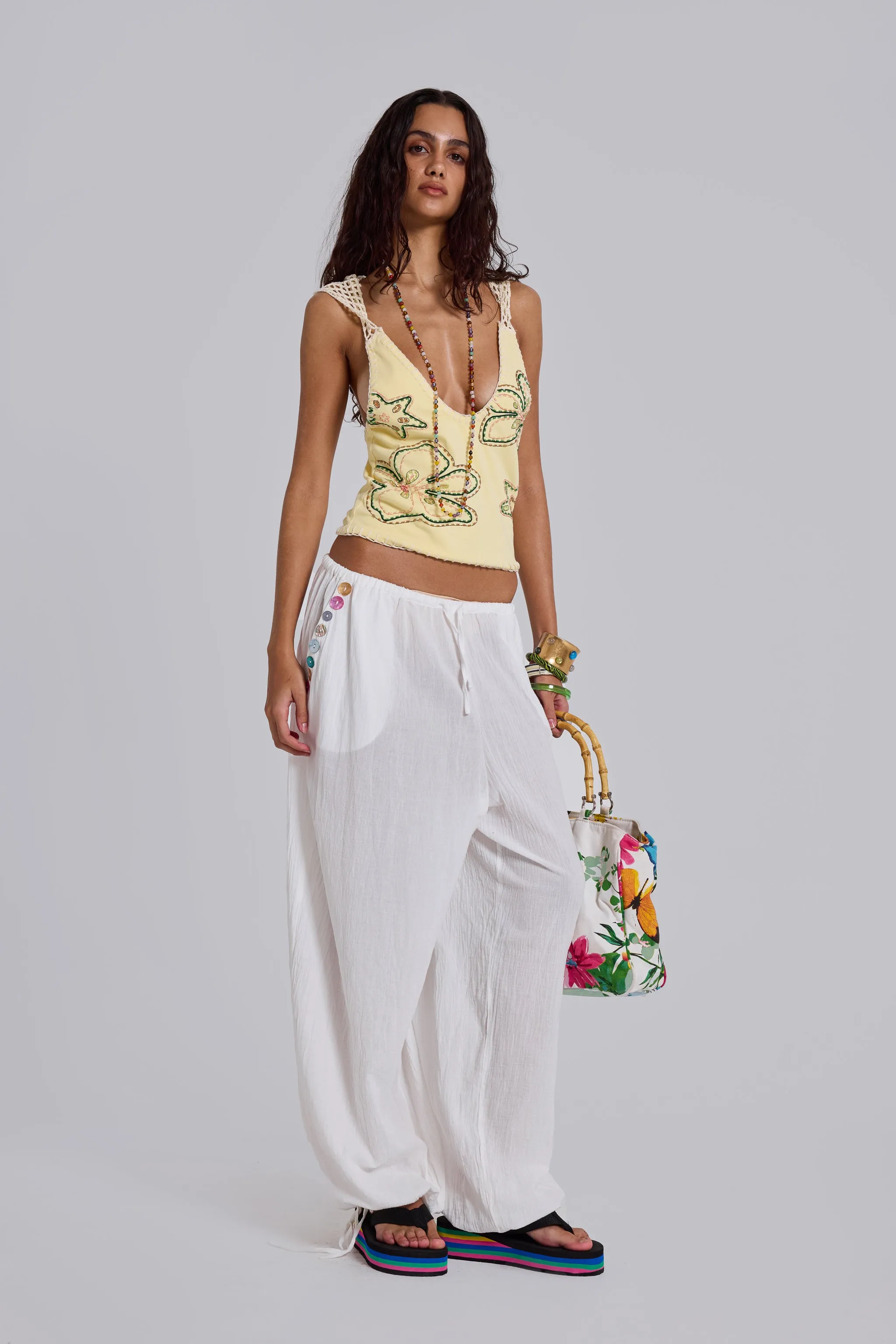 Zelya Beaded Crochet Halter Top sold by Jaded London product image thumbnail 5