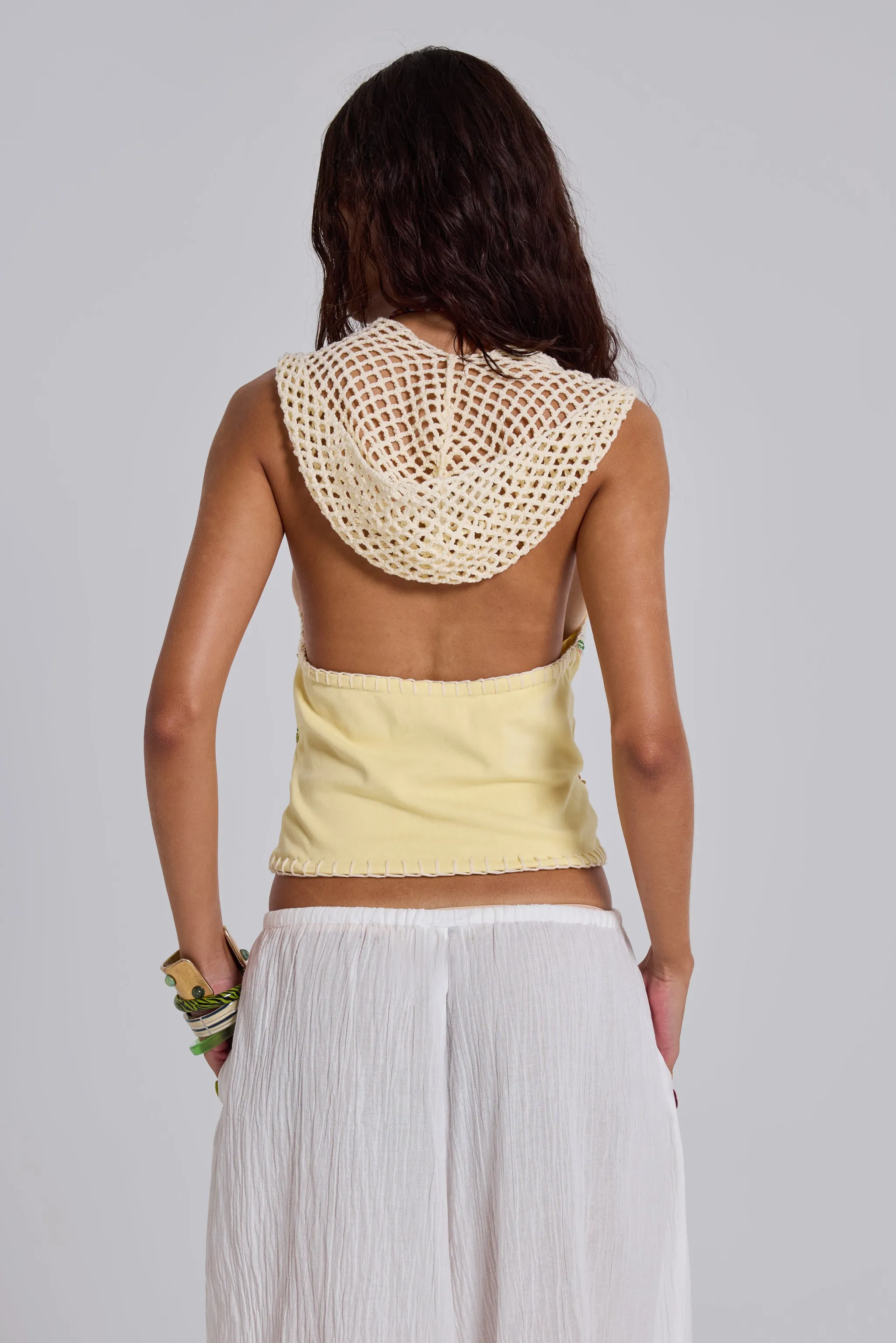 Zelya Beaded Crochet Halter Top sold by Jaded London product image thumbnail 3
