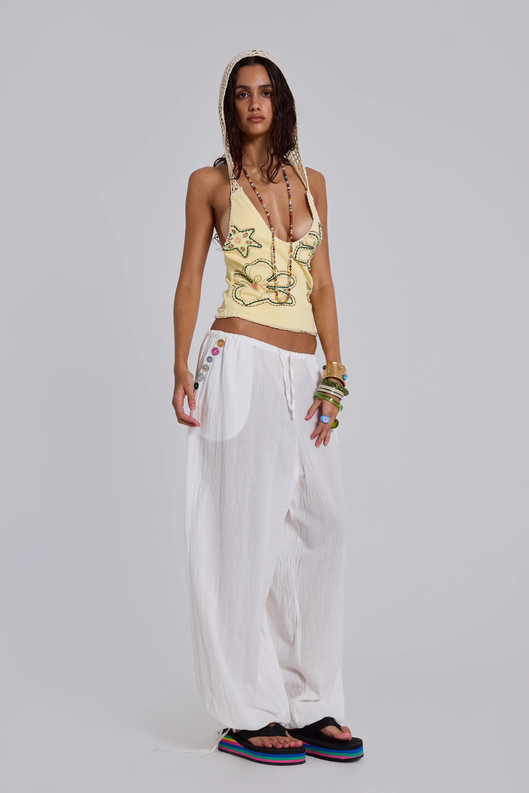 Zelya Beaded Crochet Halter Top sold by Jaded London product image thumbnail 2