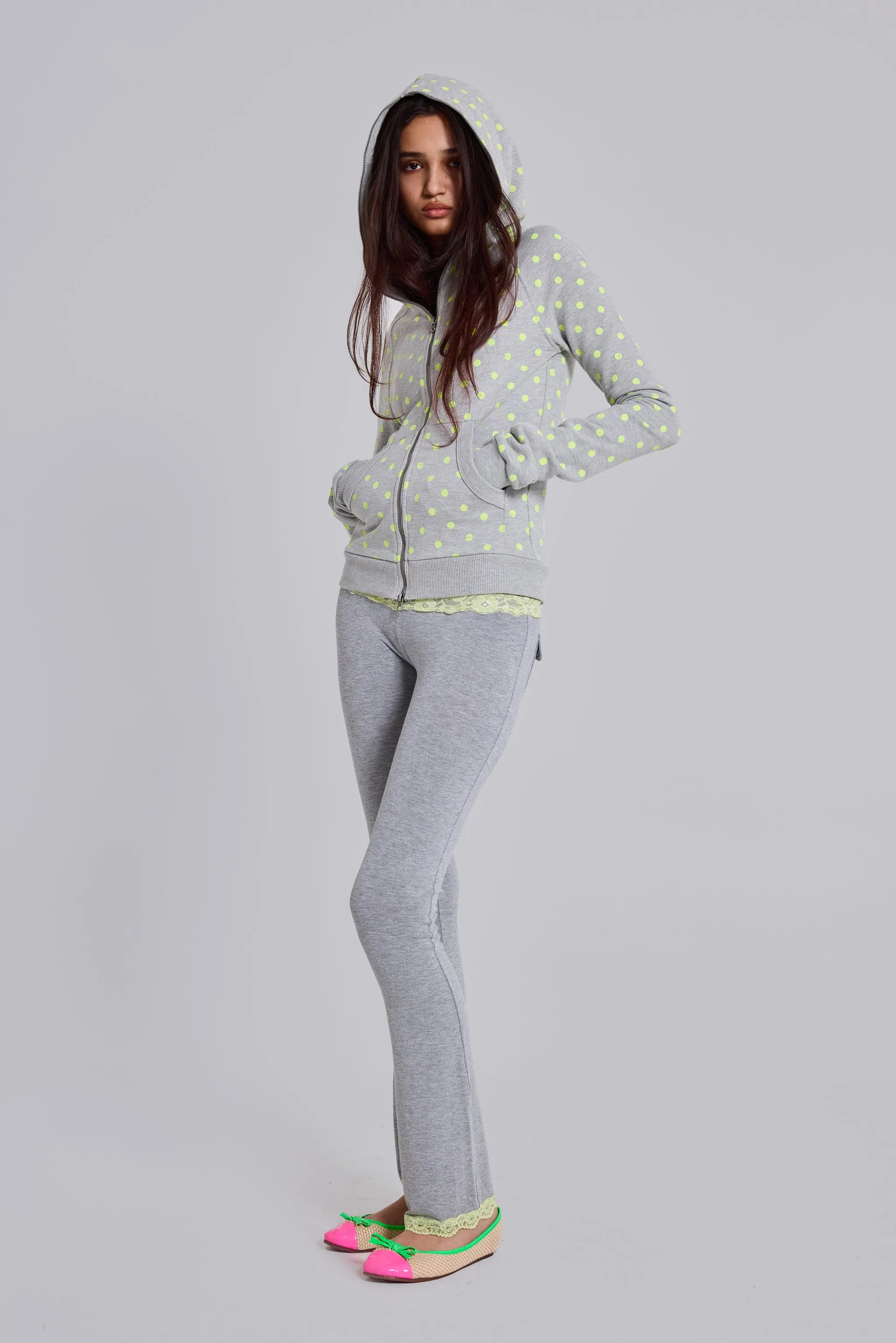 Neon Polkadot Hoodie sold by Jaded London product image thumbnail 5