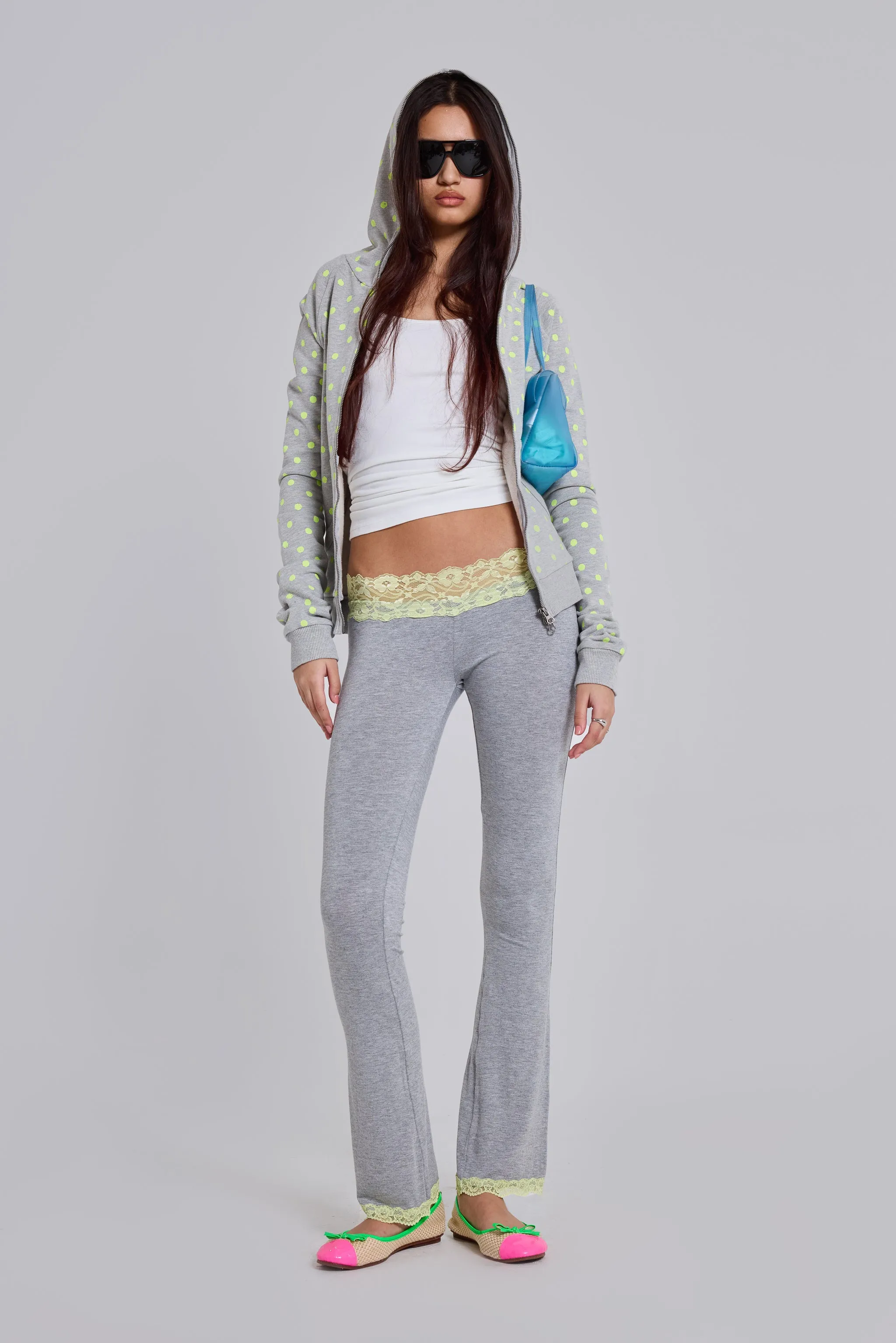 Neon Polkadot Hoodie sold by Jaded London product image thumbnail 4