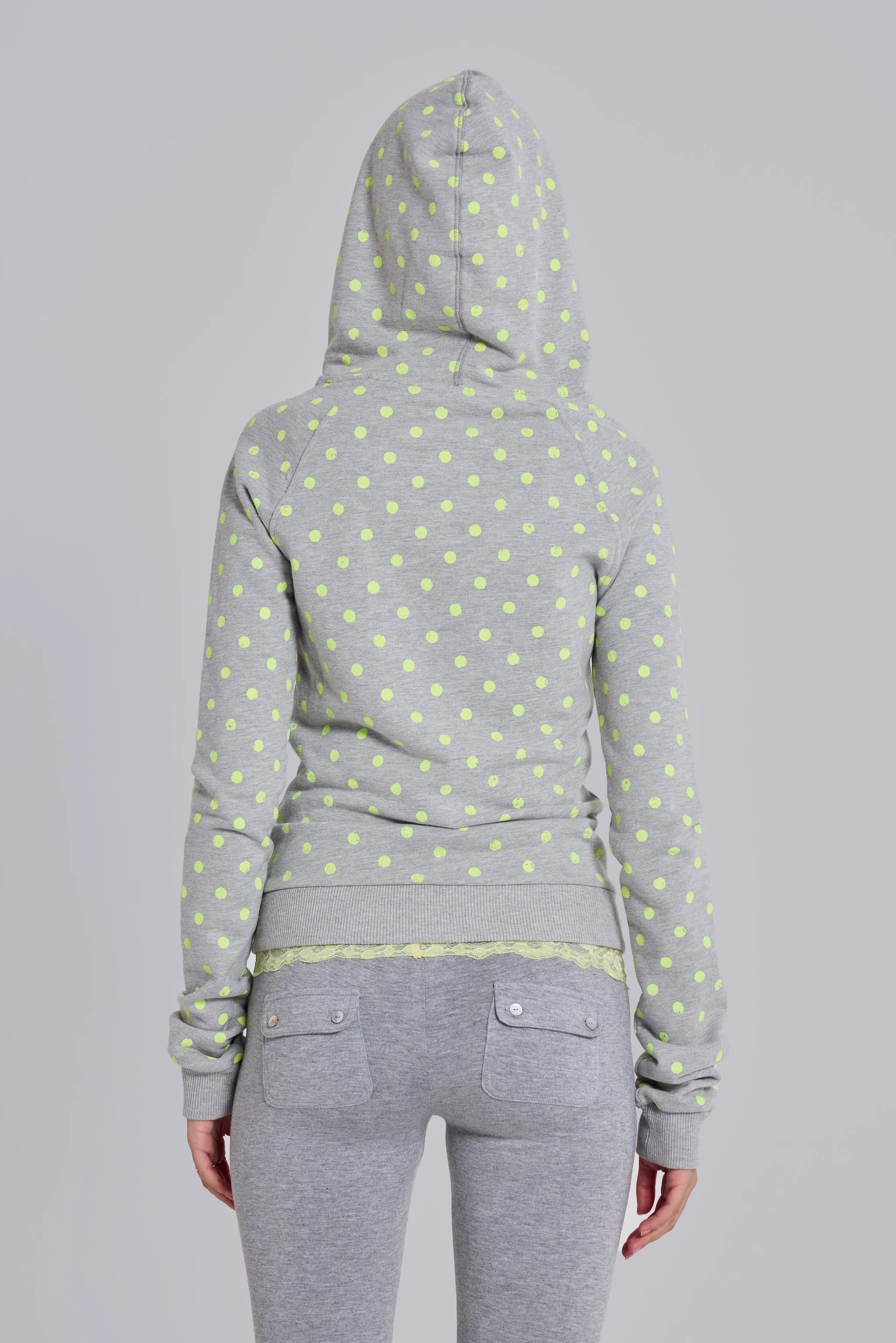 Neon Polkadot Hoodie sold by Jaded London product image thumbnail 3