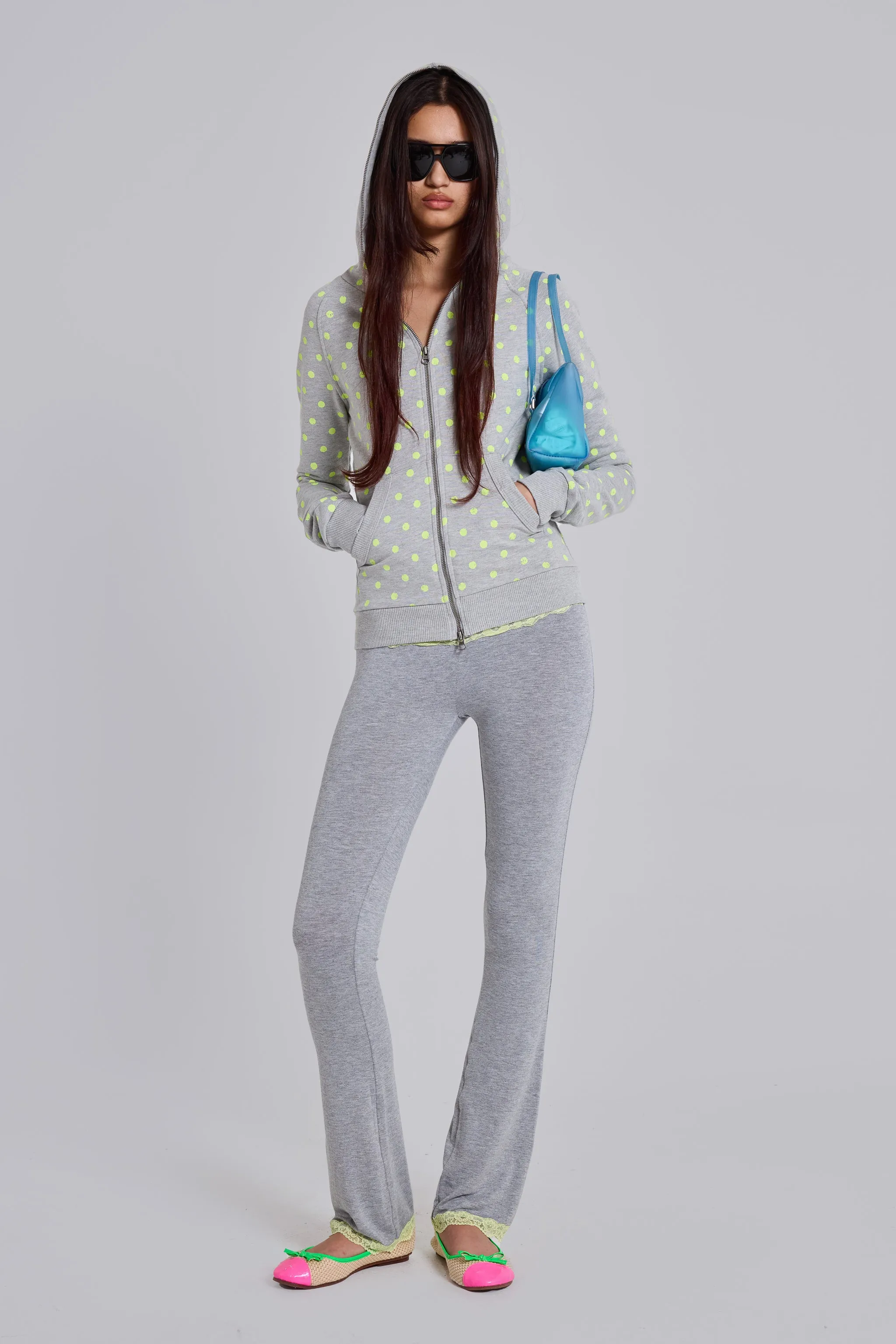 Neon Polkadot Hoodie sold by Jaded London product image thumbnail 2
