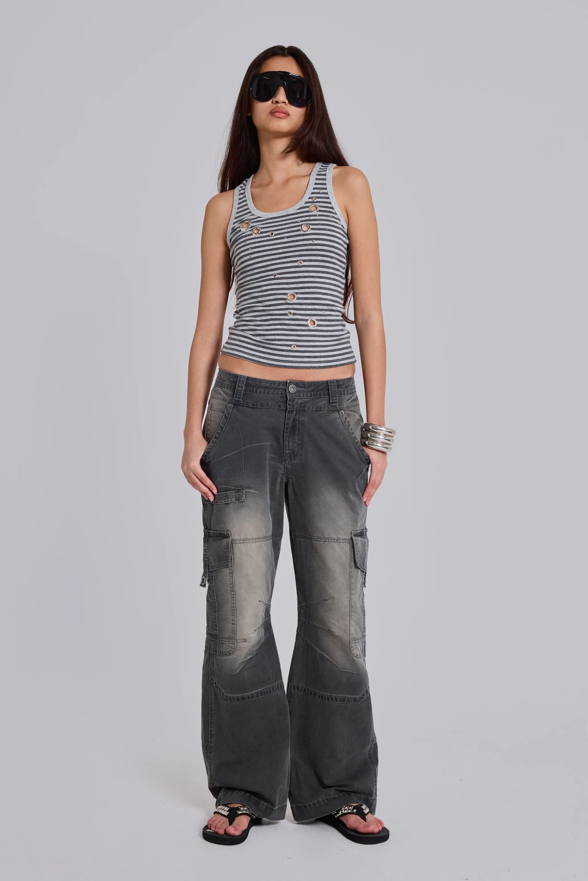 Off Duty Straight Leg Cargos sold by Jaded London product image thumbnail 3