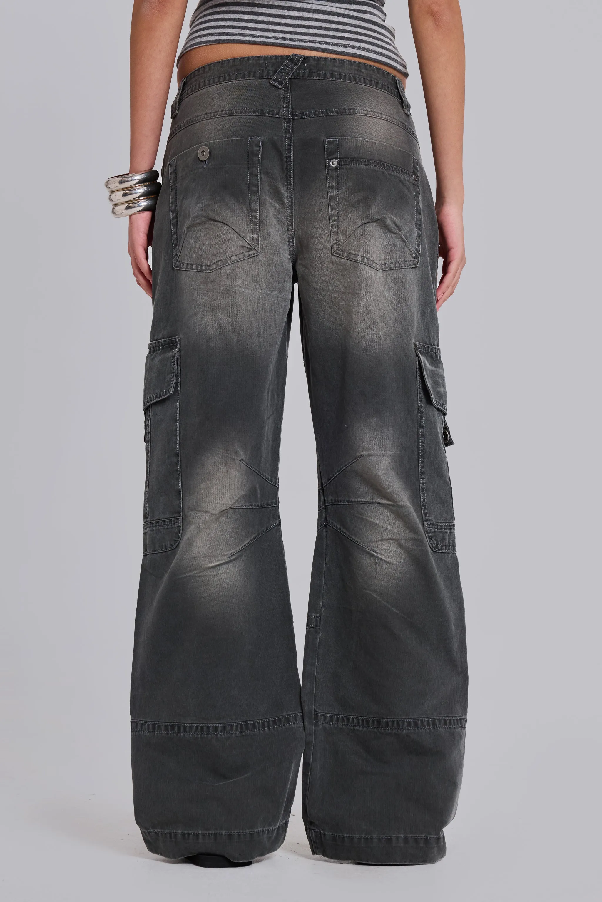 Off Duty Straight Leg Cargos sold by Jaded London product image thumbnail 4