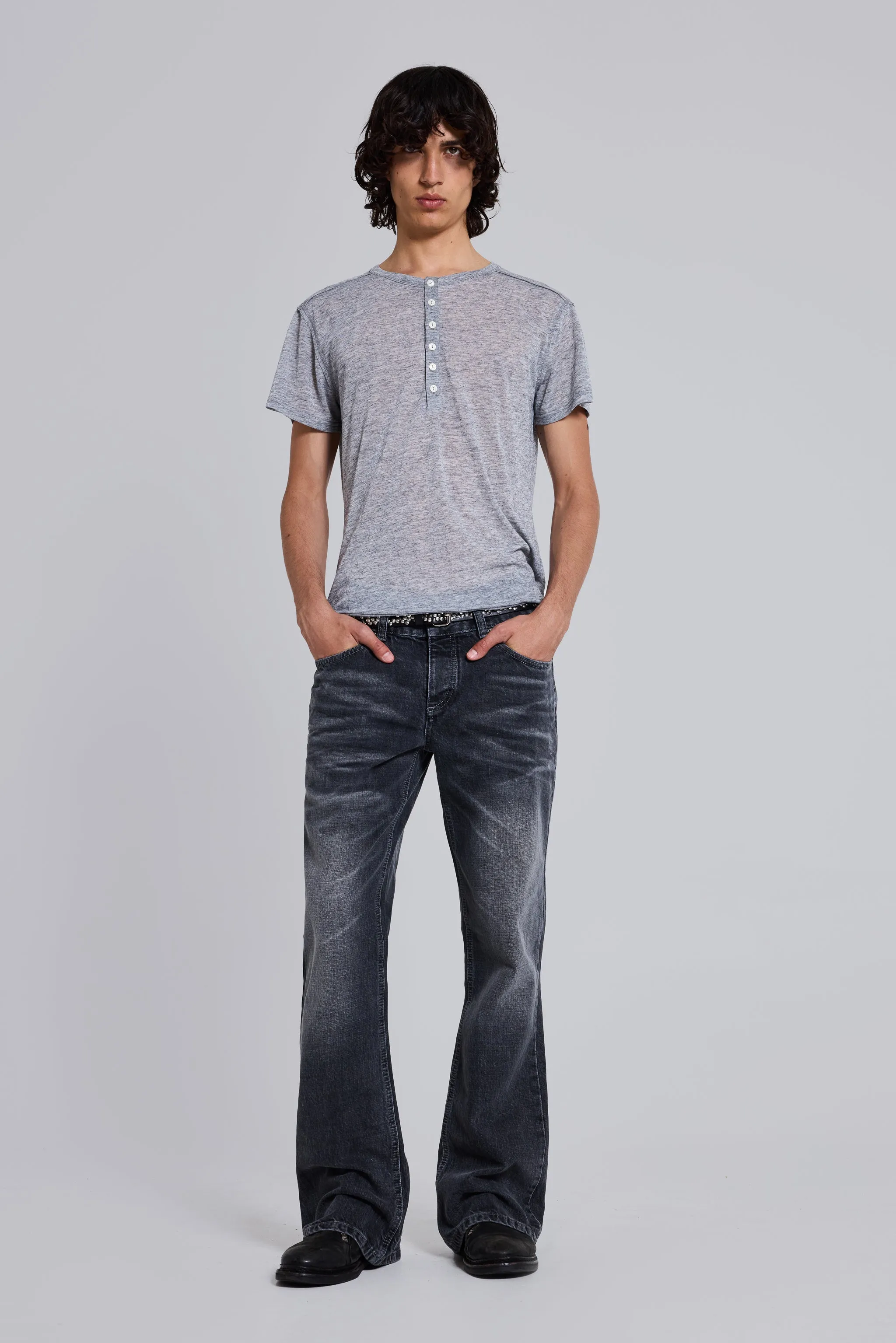 Washed Black Jude Bootcut Jeans sold by Jaded London product image thumbnail 3