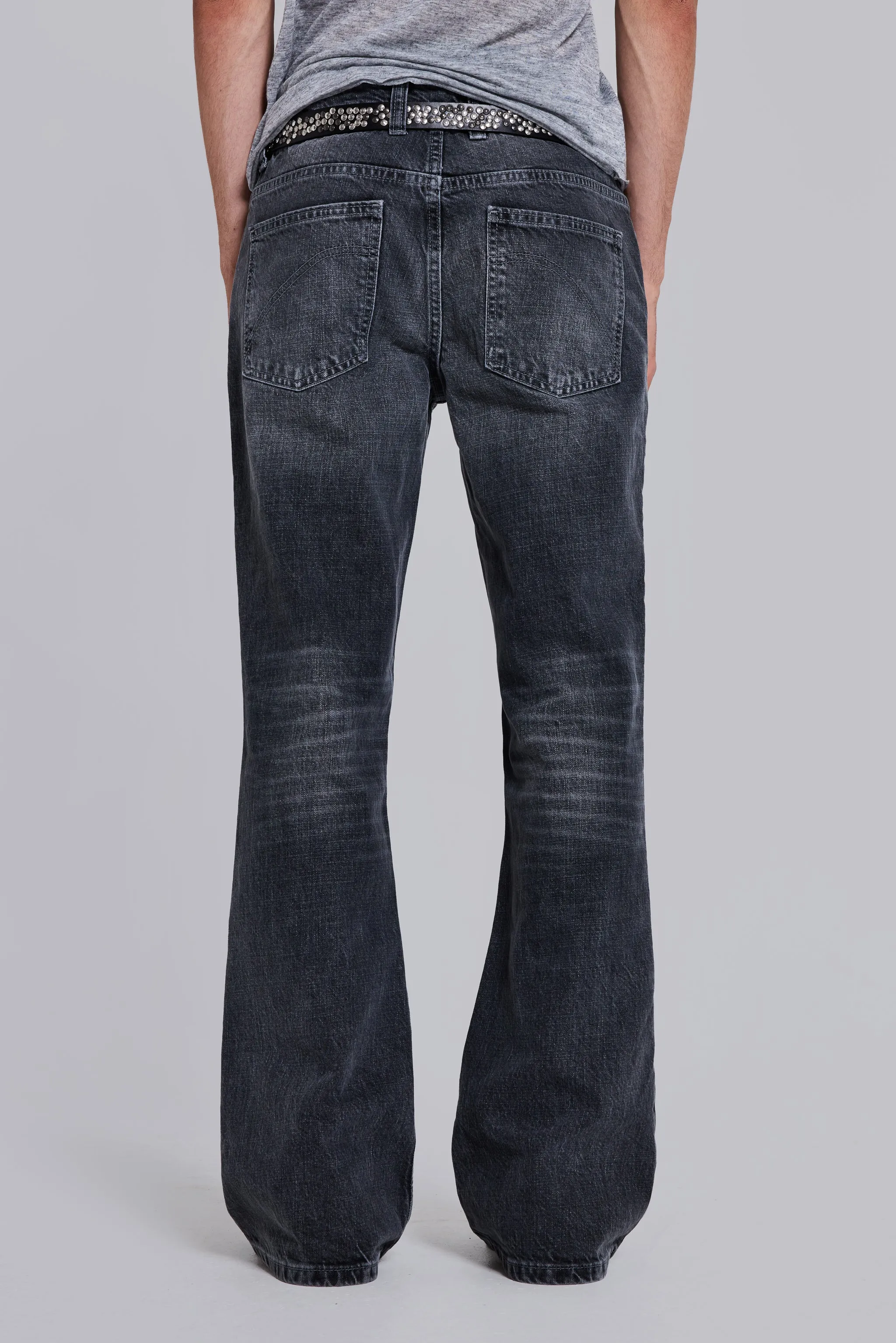 Washed Black Jude Bootcut Jeans sold by Jaded London product image thumbnail 4