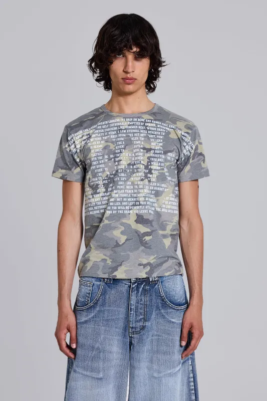 Skull Camo T-Shirt made by Jaded London