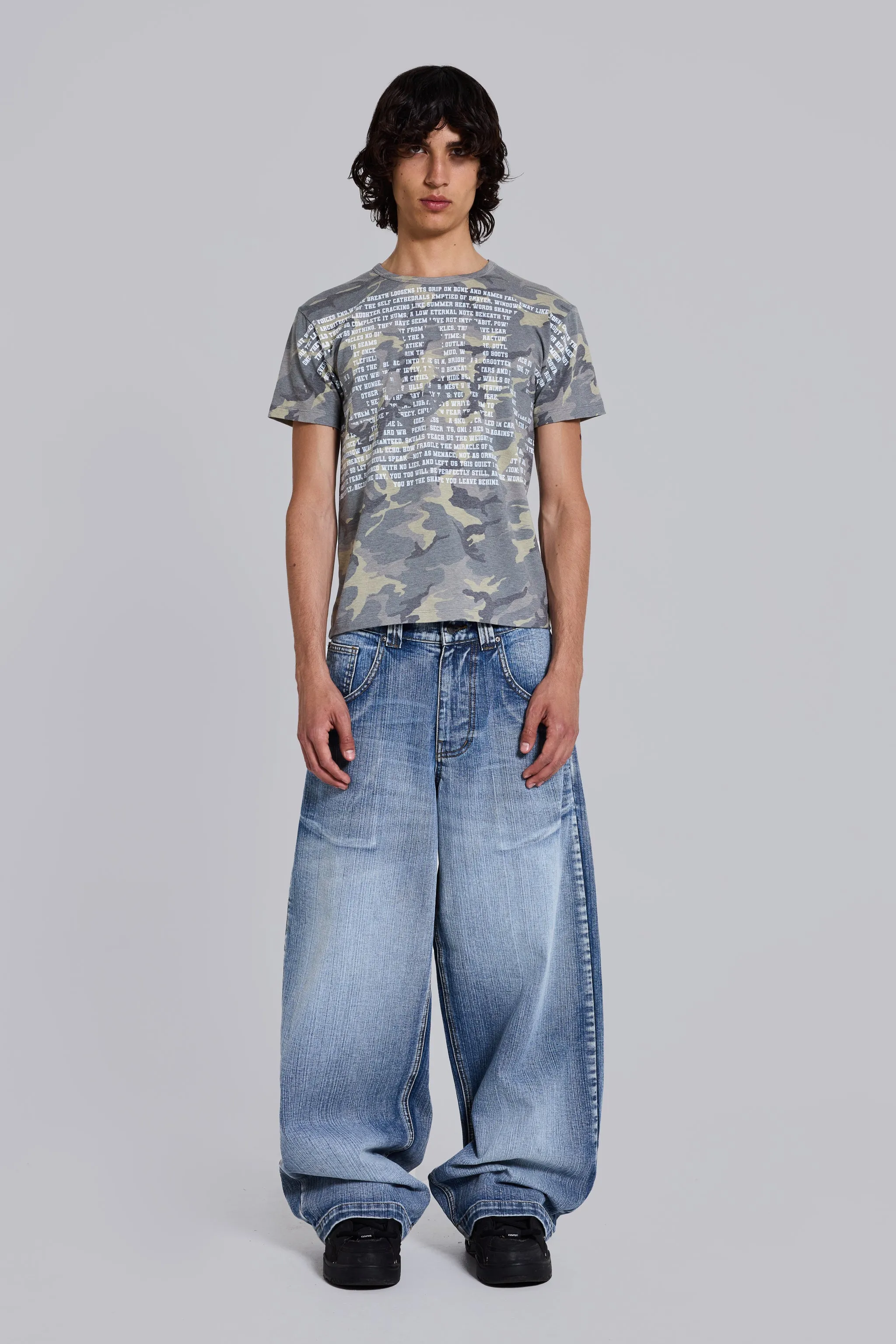 Skull Camo T-Shirt sold by Jaded London product image thumbnail 2
