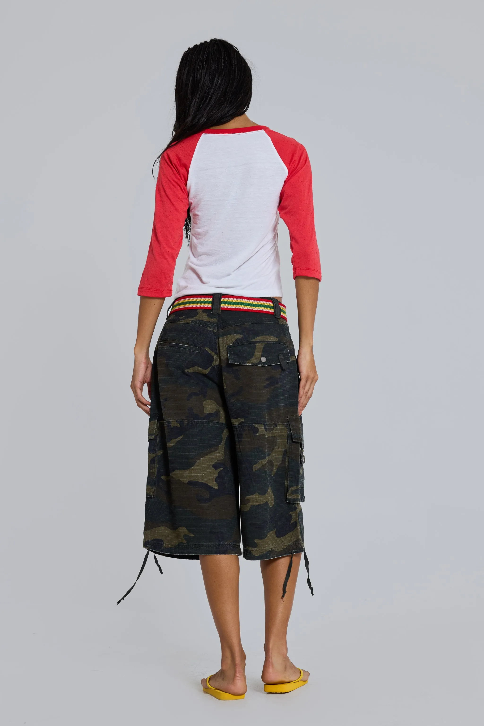 Guerilla Camo Baggy Shorts sold by Jaded London product image thumbnail 4
