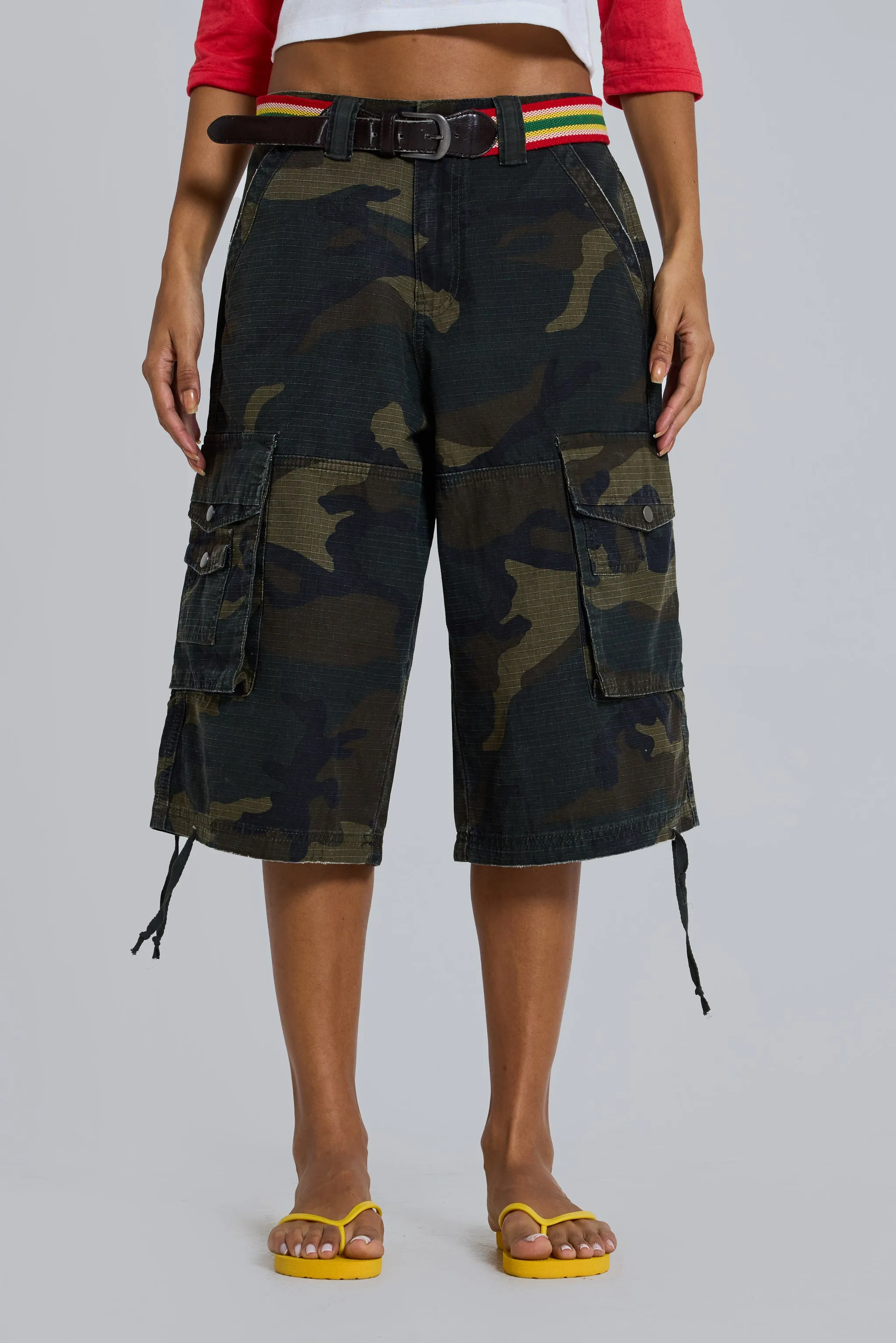 Guerilla Camo Baggy Shorts sold by Jaded London product image thumbnail 2