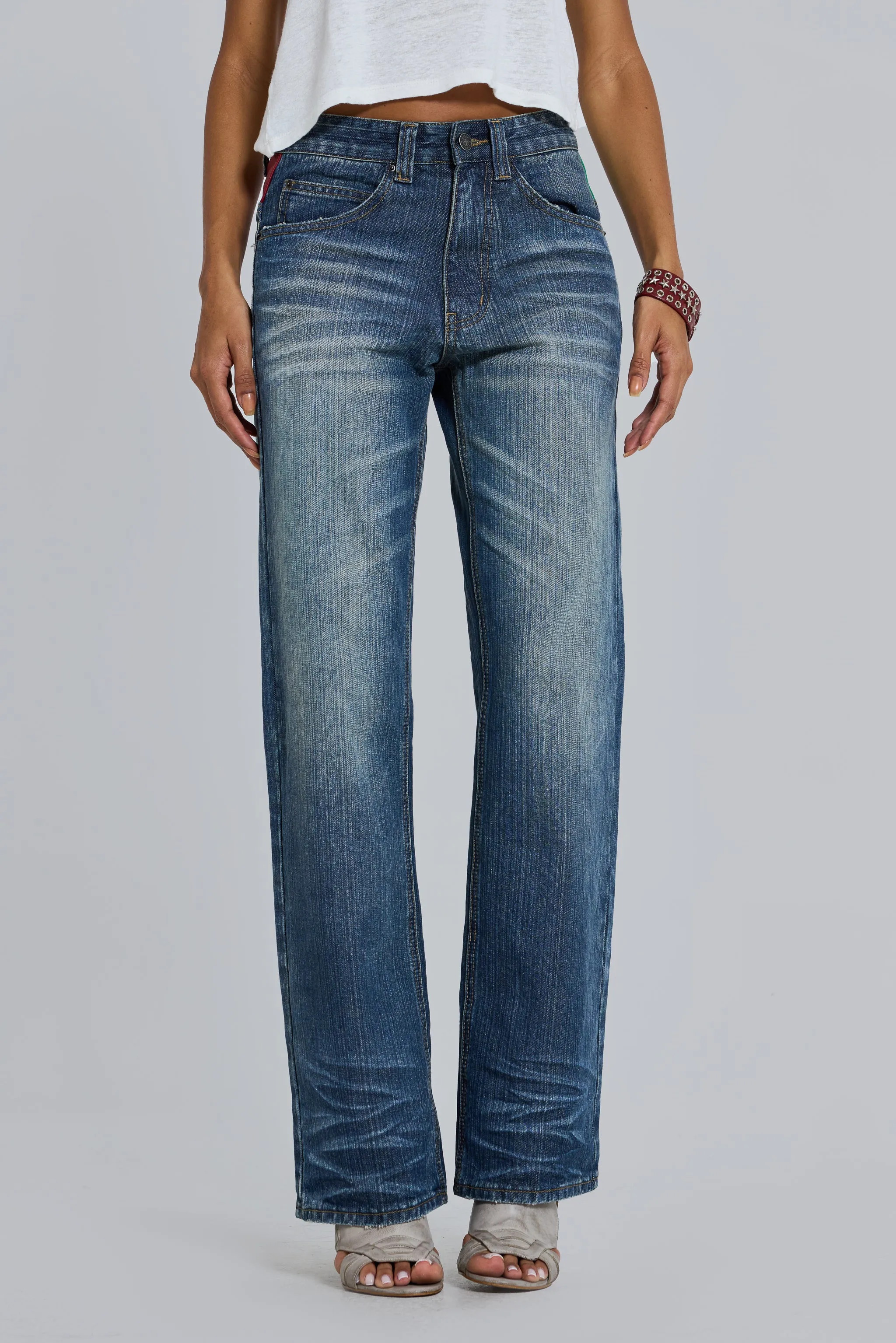 Italy Straight Leg Jeans sold by Jaded London product image thumbnail 5