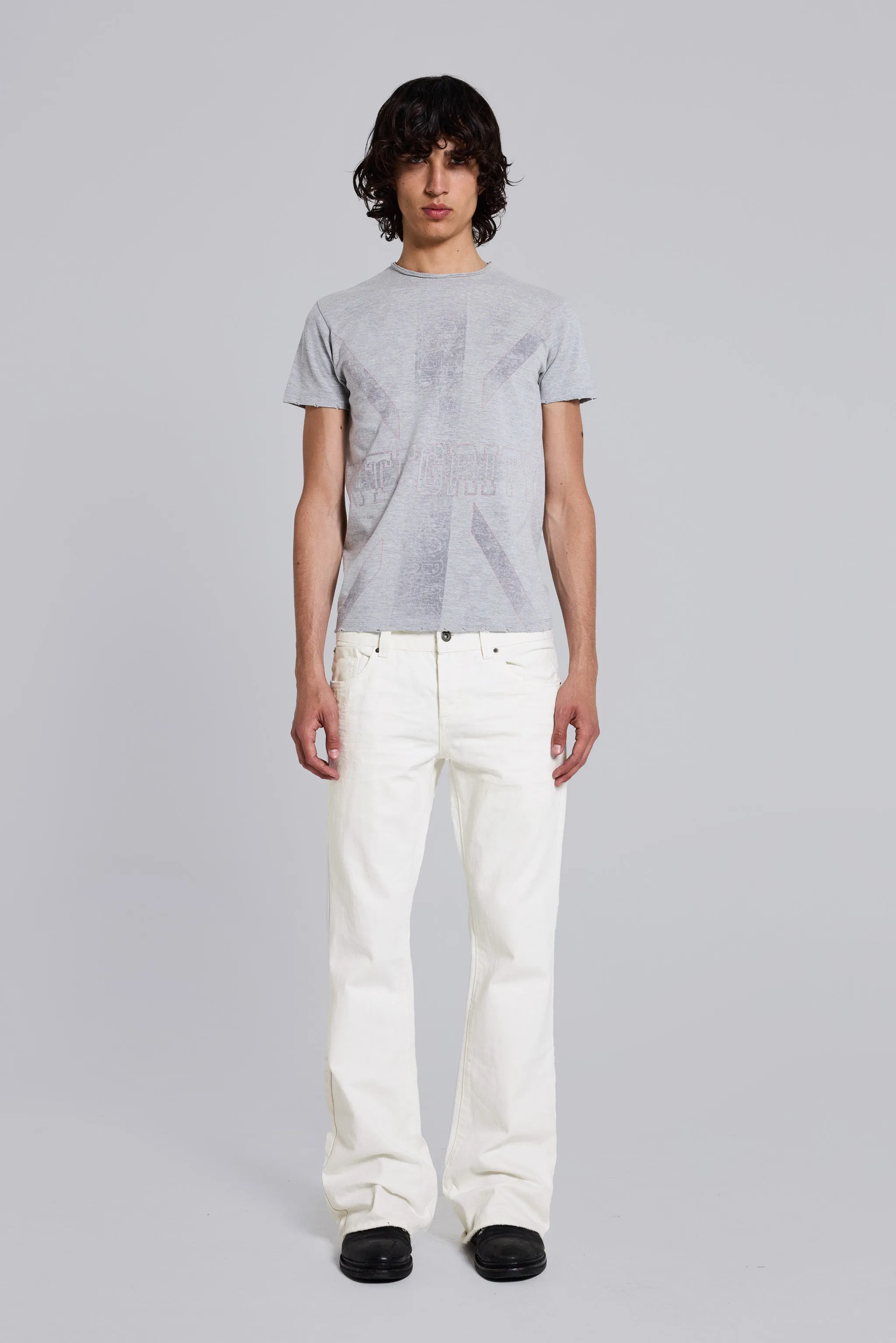 Integrity Grey Marl T-Shirt sold by Jaded London product image thumbnail 3
