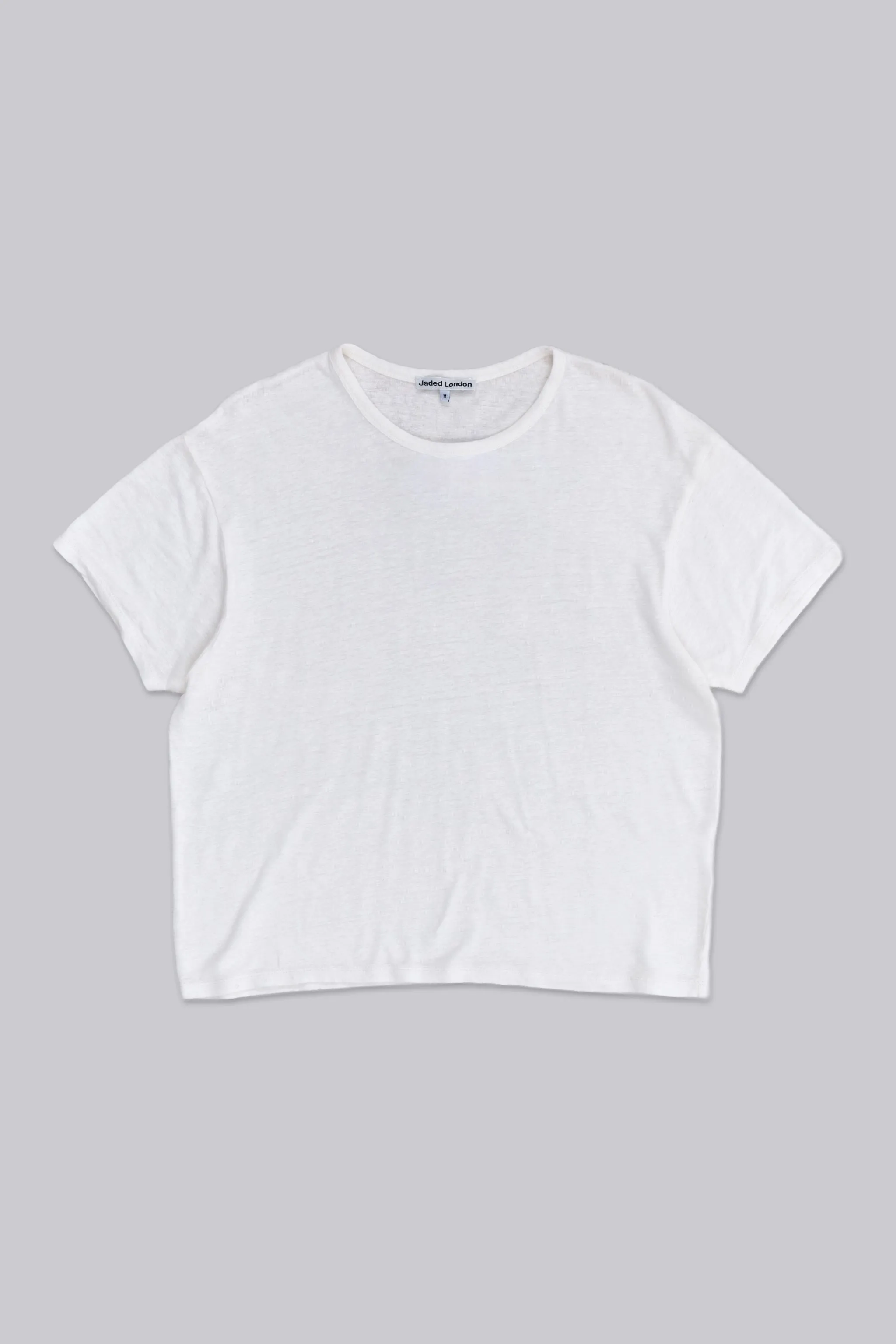 Slub White T-Shirt sold by Jaded London product image thumbnail 2