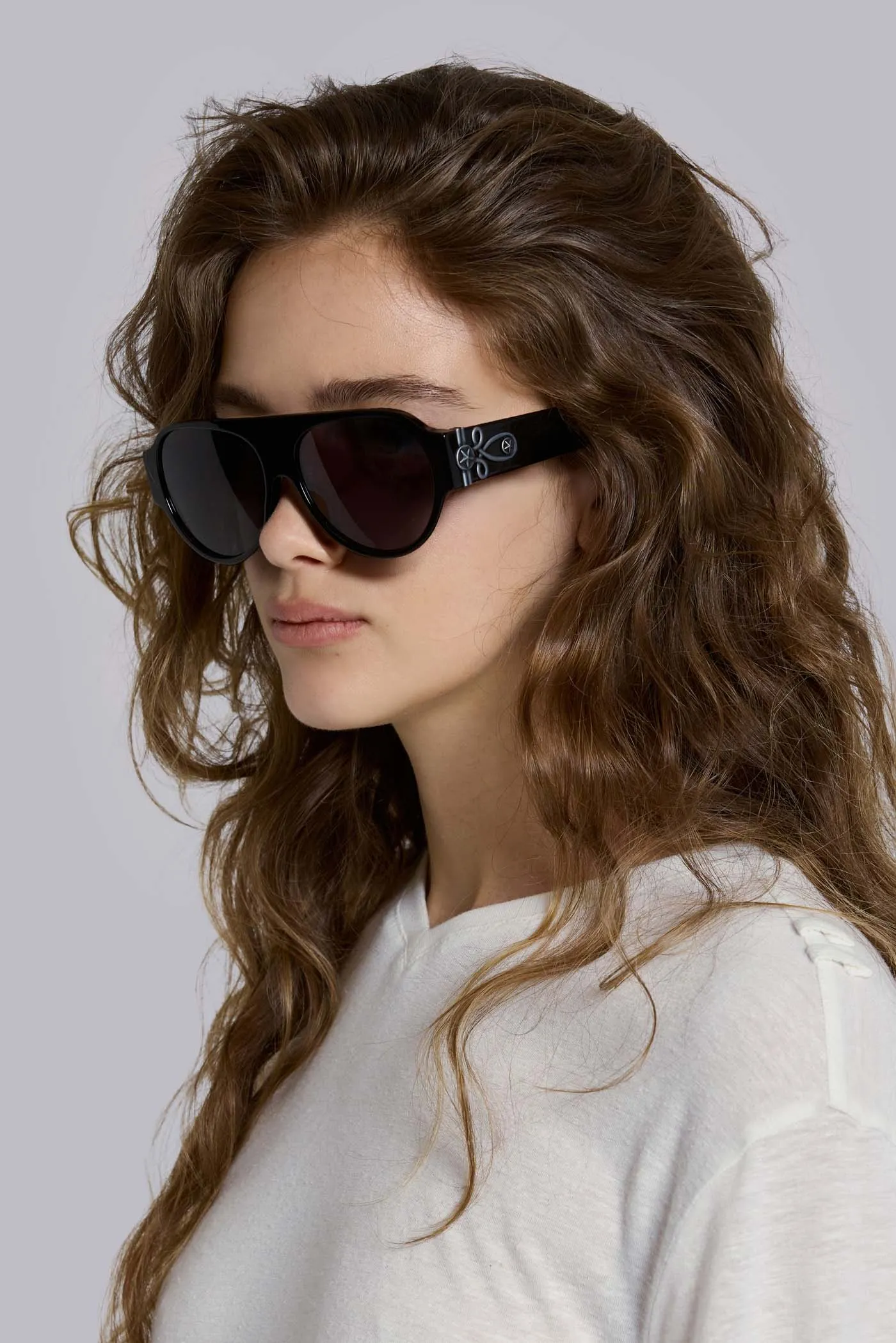 Drummer Aviator Sunglasses sold by Jaded London