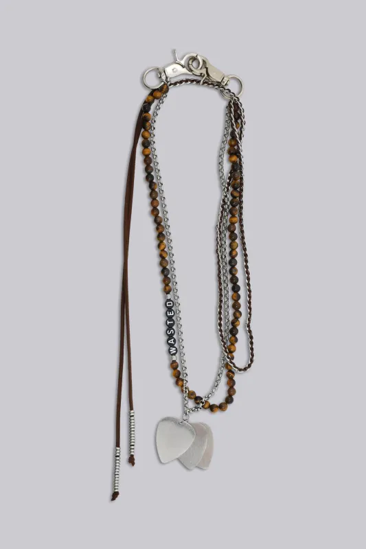 Wasted 2 in 1 Wallet Chain made by Jaded London